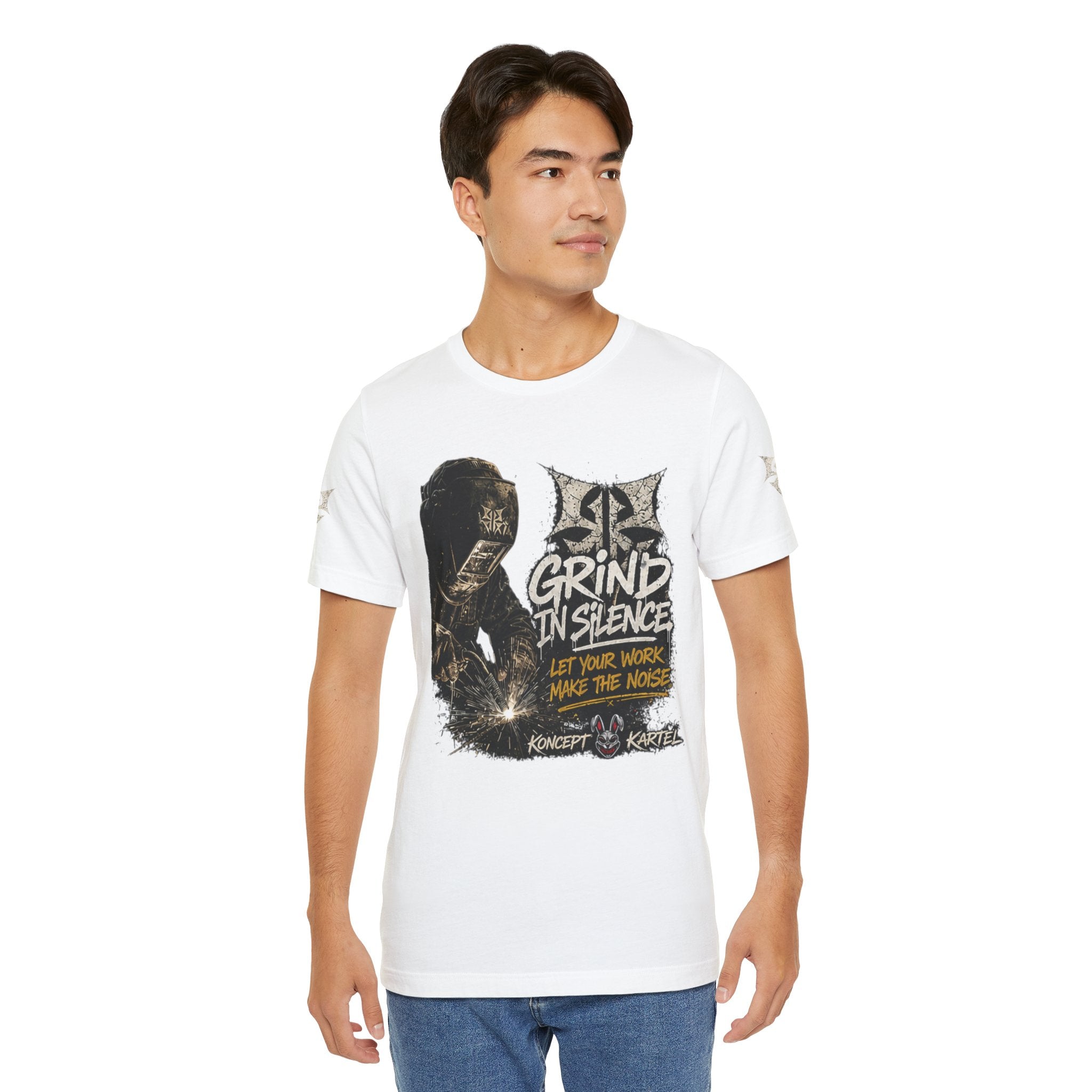 Grind in Silence Graphic Tee — "Let Your Work Make the Noise"