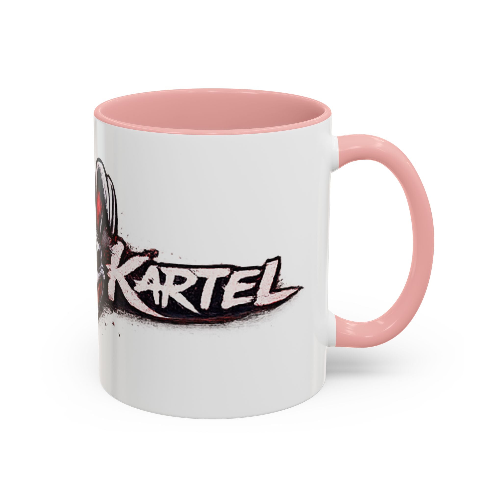 Dark Bunny Logo Accent Coffee Mug — 'Kartel' Graphic 11/15oz