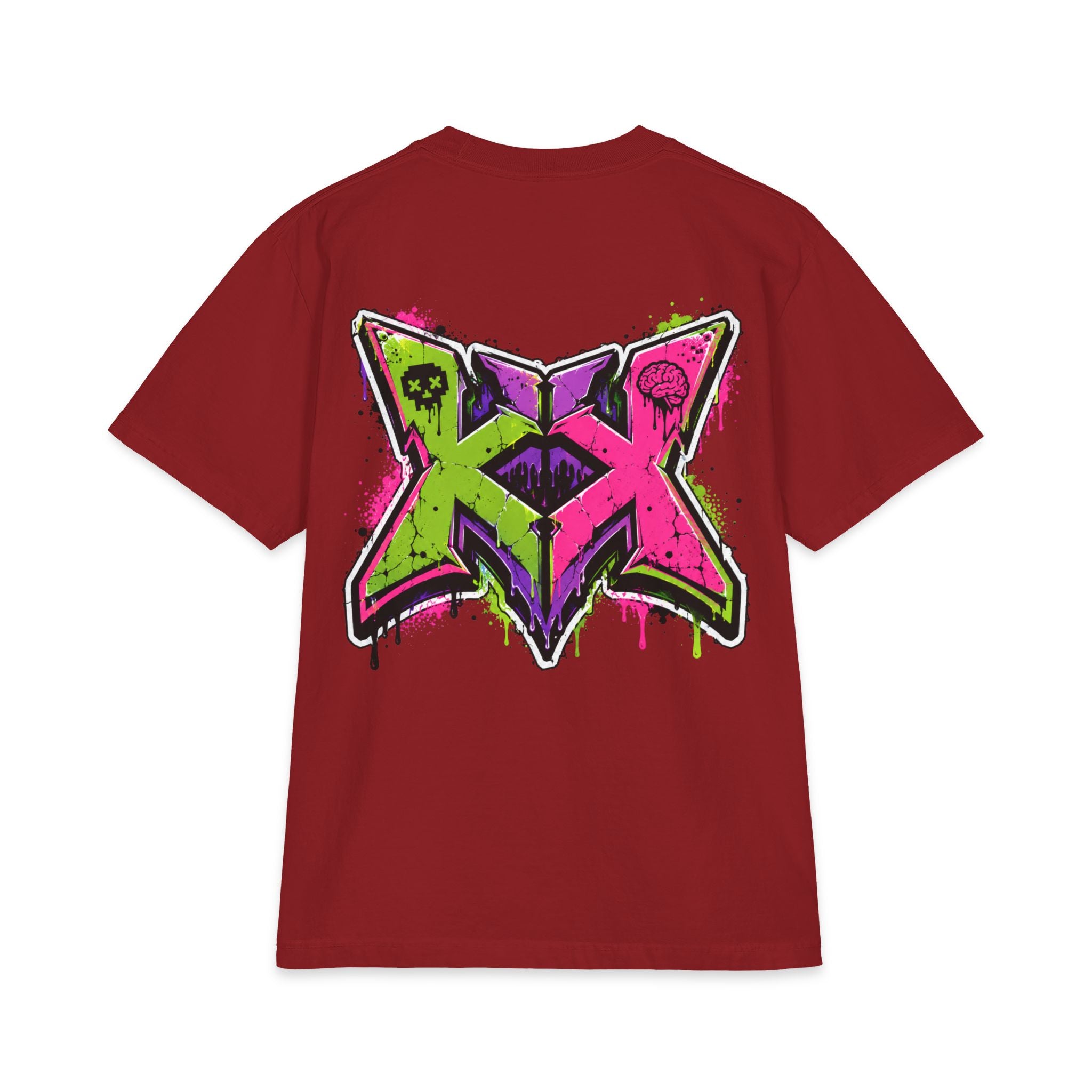 Brainrot Blvd Graphic Tee — Neon Graffiti Street Art T-Shirt