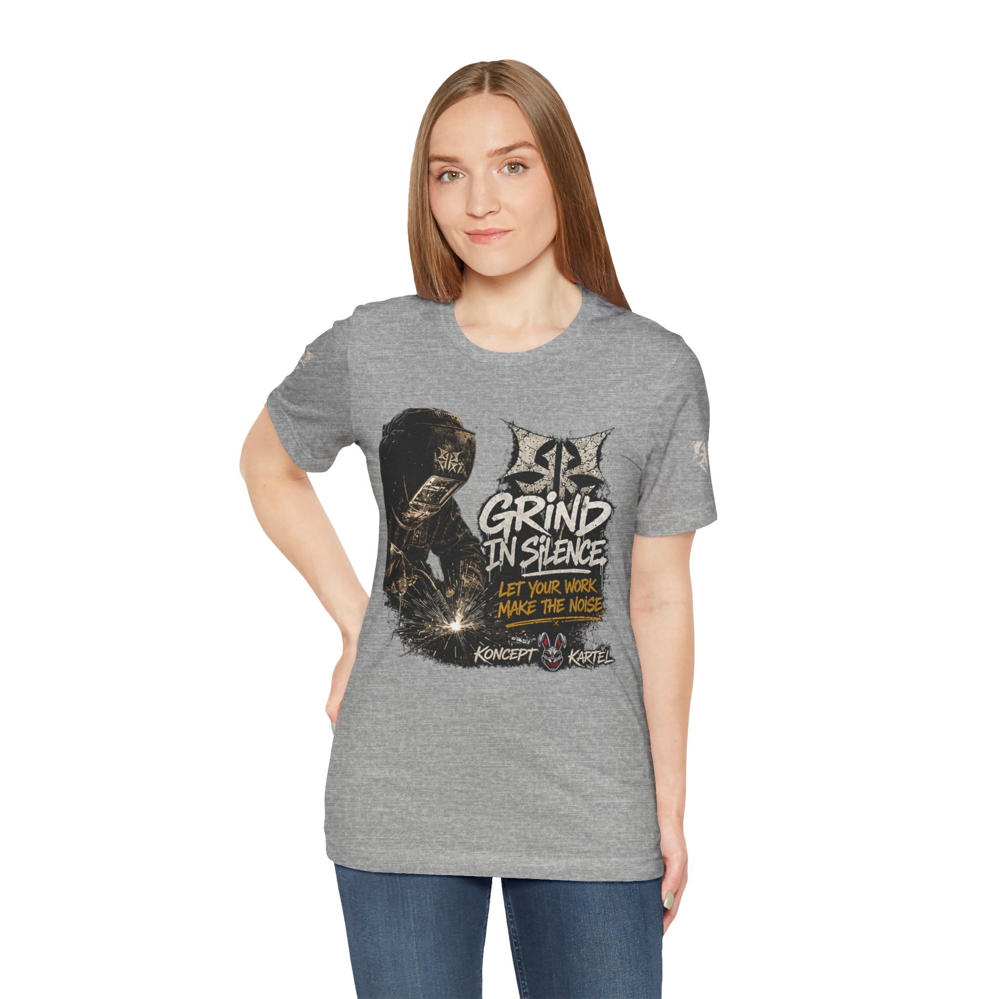 Grind in Silence Graphic Tee — "Let Your Work Make the Noise"