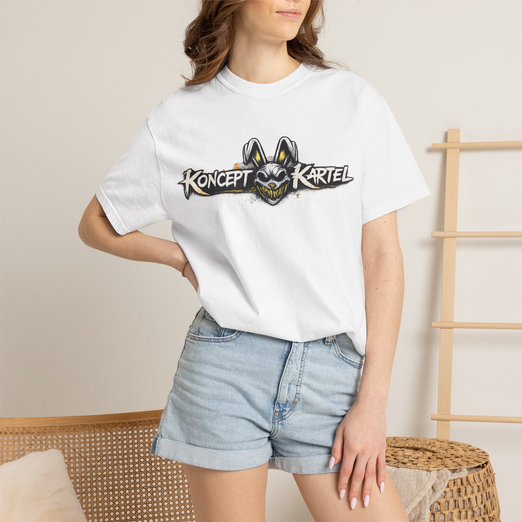 T-Shirt — Koncept Kartel “Warning: Creative Chaos” Graphic Tee