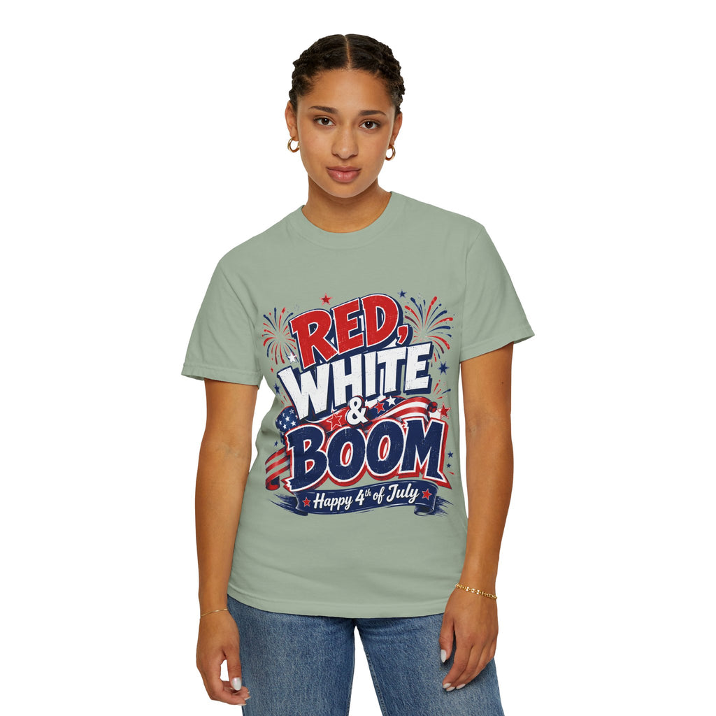 Red, White & Boom 4th of July T-Shirt