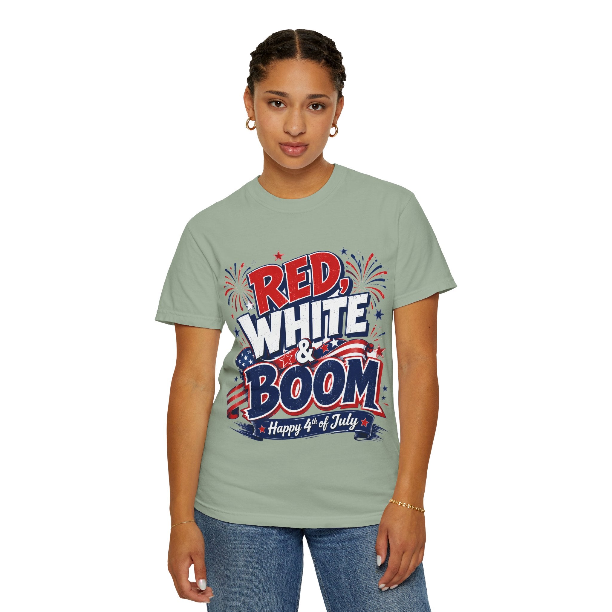 Red, White & Boom 4th of July T-Shirt