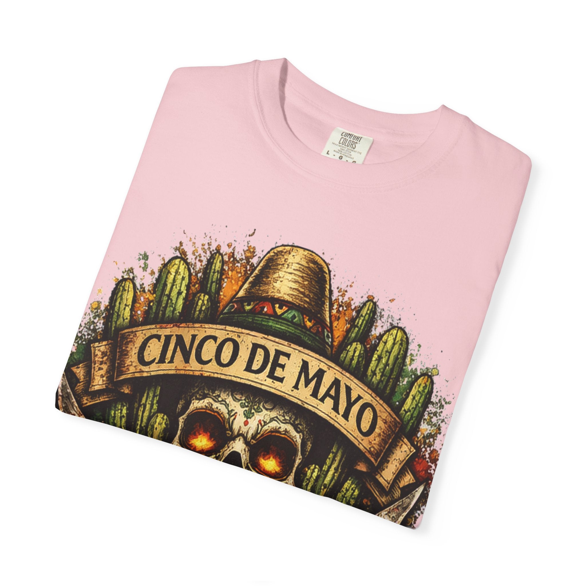 Cinco de Mayo Skull T-Shirt — Mexican Fiesta Graphic Tee