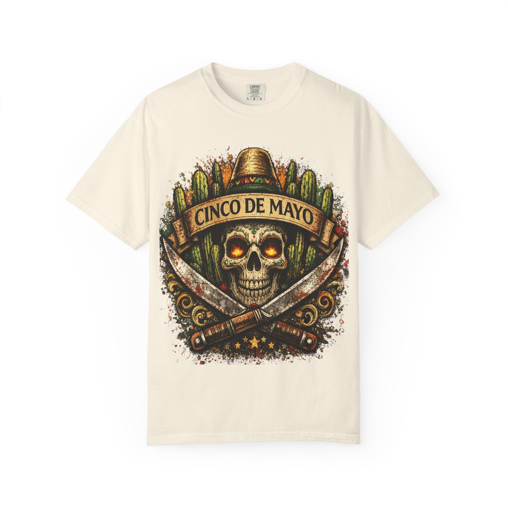 Cinco de Mayo Skull T-Shirt — Mexican Fiesta Graphic Tee