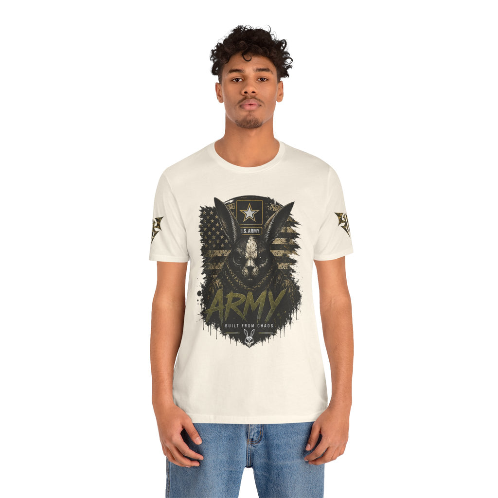 Army We Lead The Way Graphic Tee — Military Skull & Flag T-Shirt