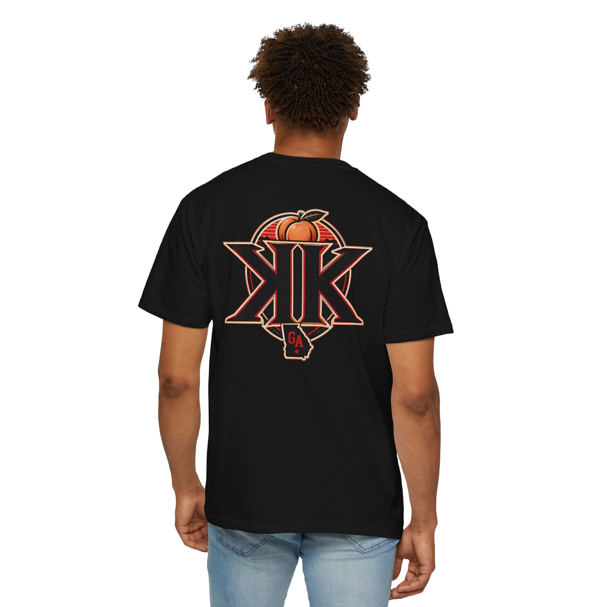 Georgia Peach Vintage Graphic T-Shirt — Atlanta Street Food & Peach State Design