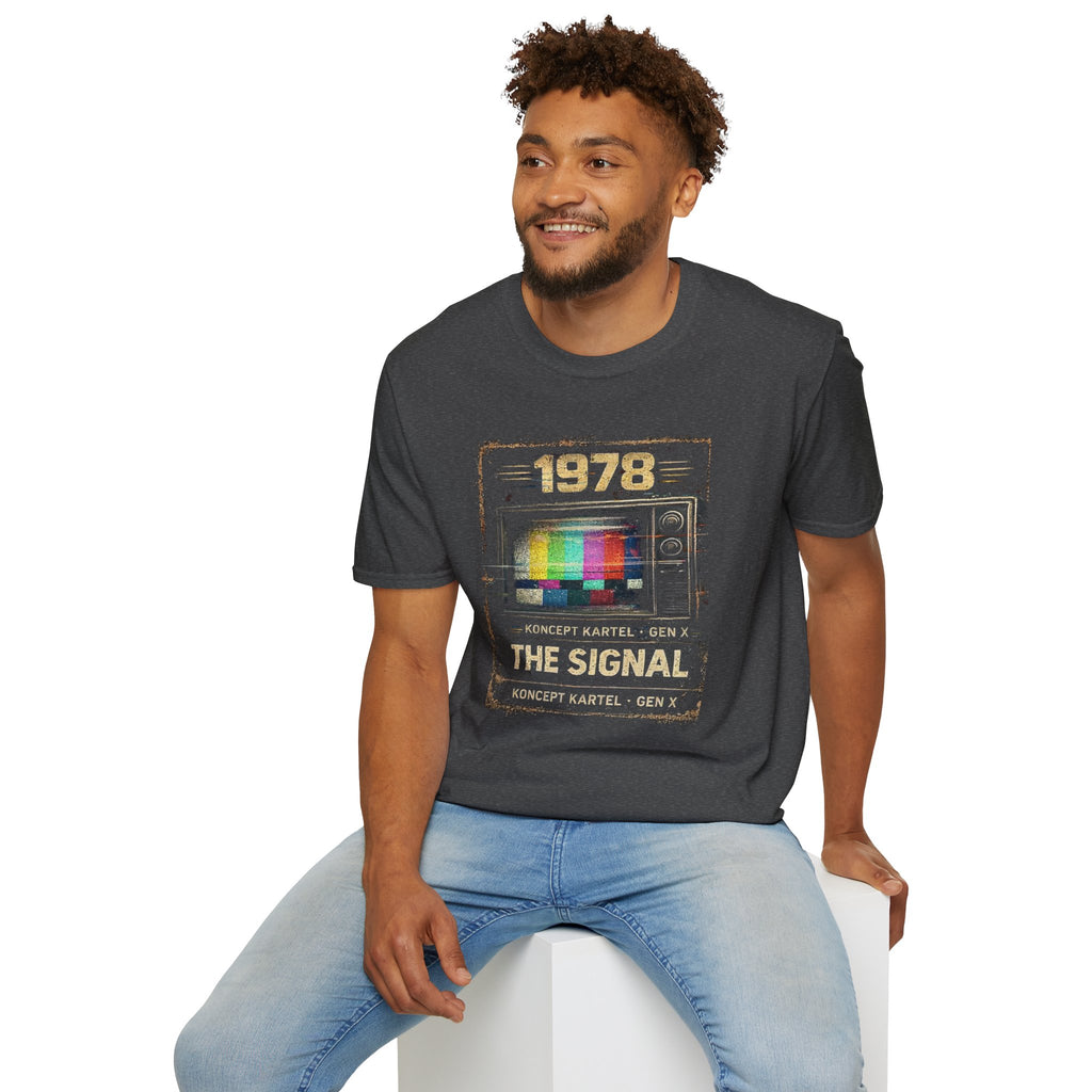 1978 "The Signal" Retro TV Tee — Vintage Broadcast Graphic T-Shirt