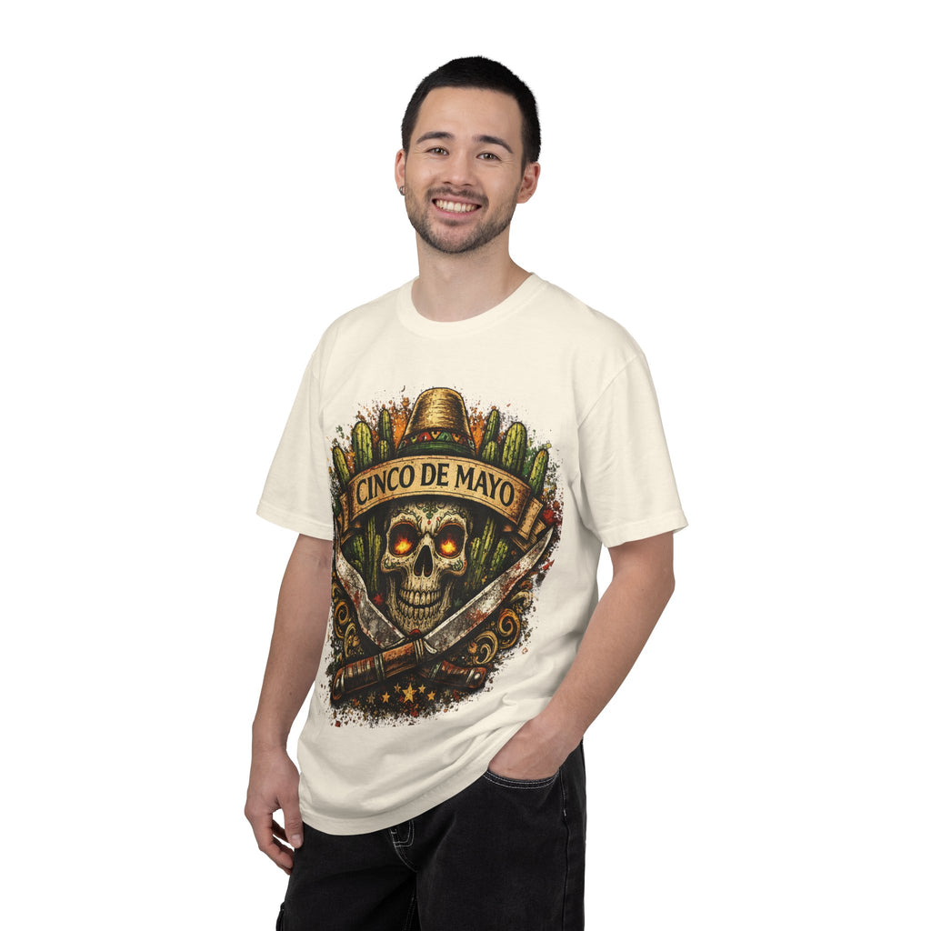 Cinco de Mayo Skull T-Shirt — Mexican Fiesta Graphic Tee