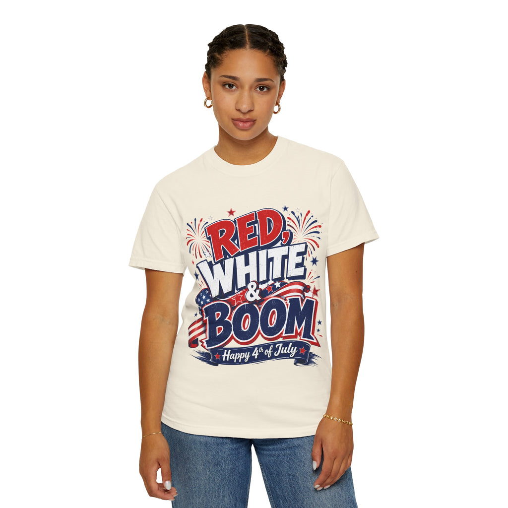 Red, White & Boom 4th of July T-Shirt