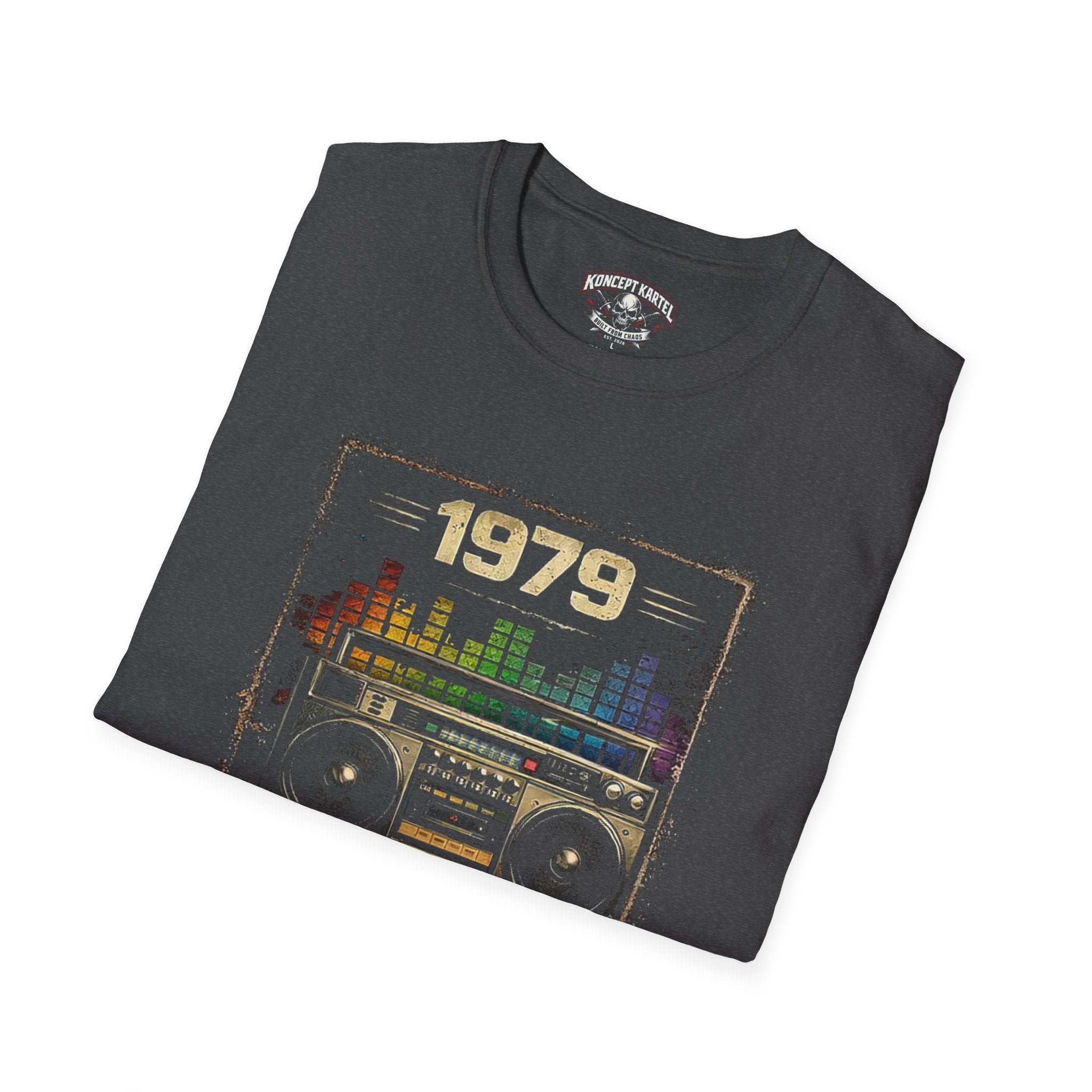 1979 The Vibes Retro Boombox T-Shirt