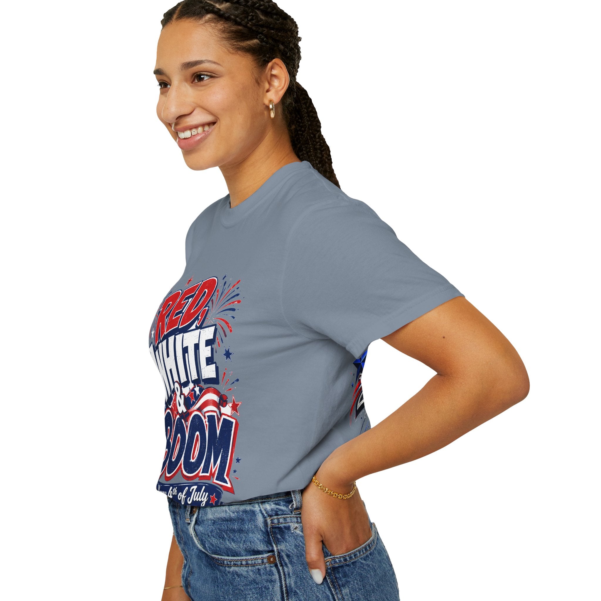 Red, White & Boom 4th of July T-Shirt