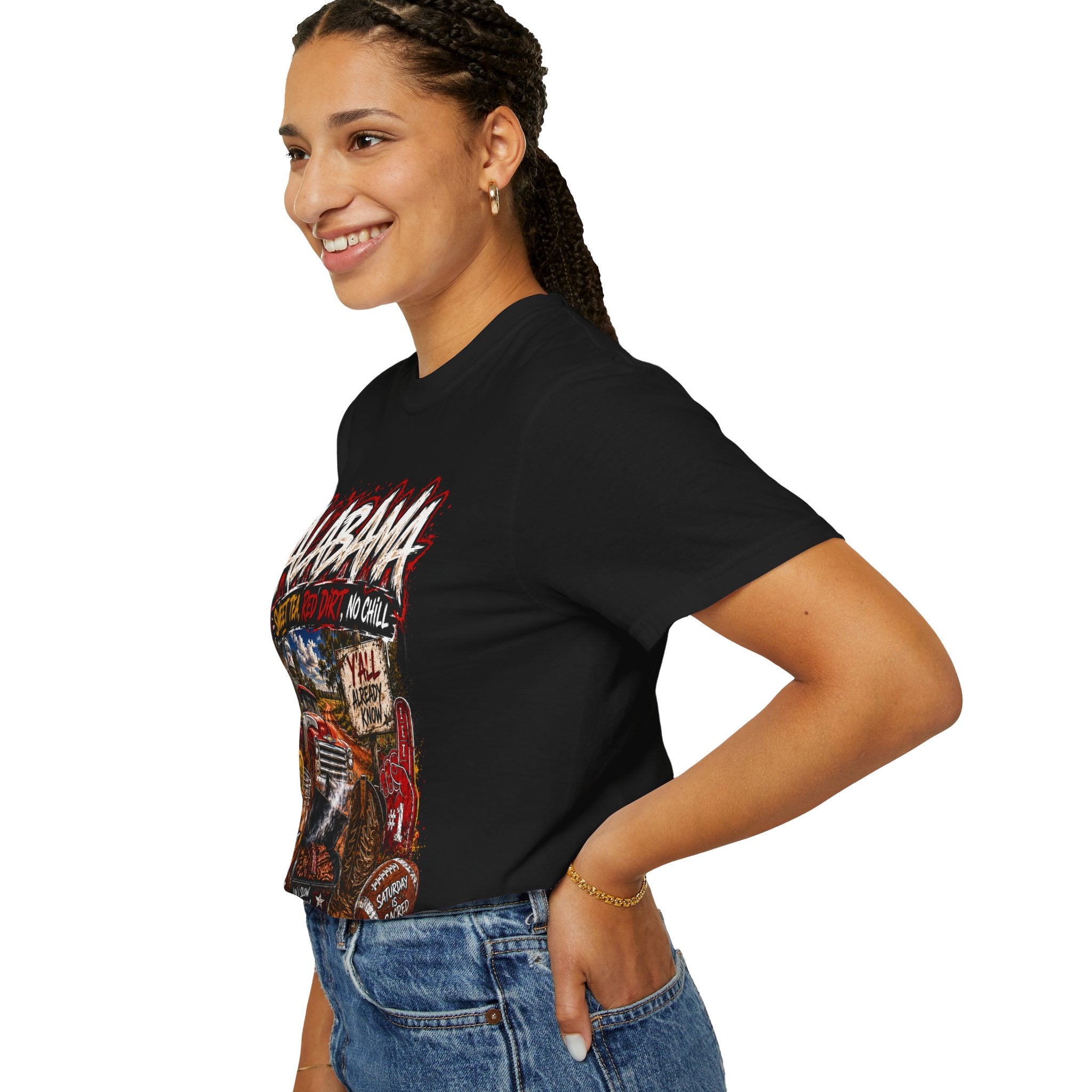 Alabama Vintage Truck T-Shirt — Sweet Tea, No Chill Graphic Tee