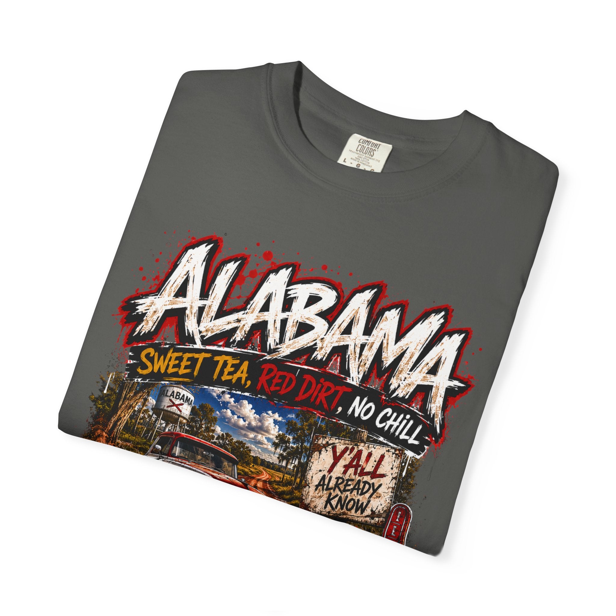 Alabama Vintage Truck T-Shirt — Sweet Tea, No Chill Graphic Tee