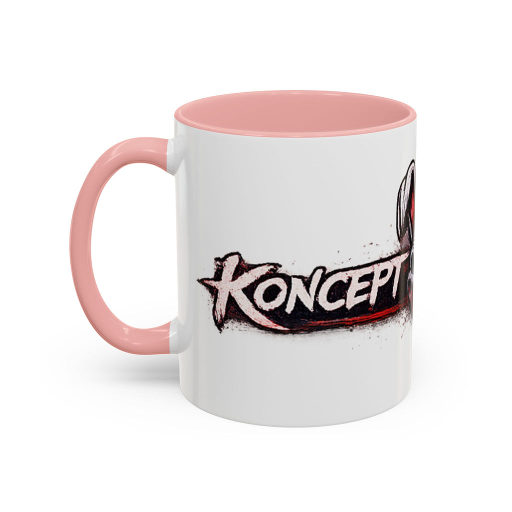 Dark Bunny Logo Accent Coffee Mug — 'Kartel' Graphic 11/15oz