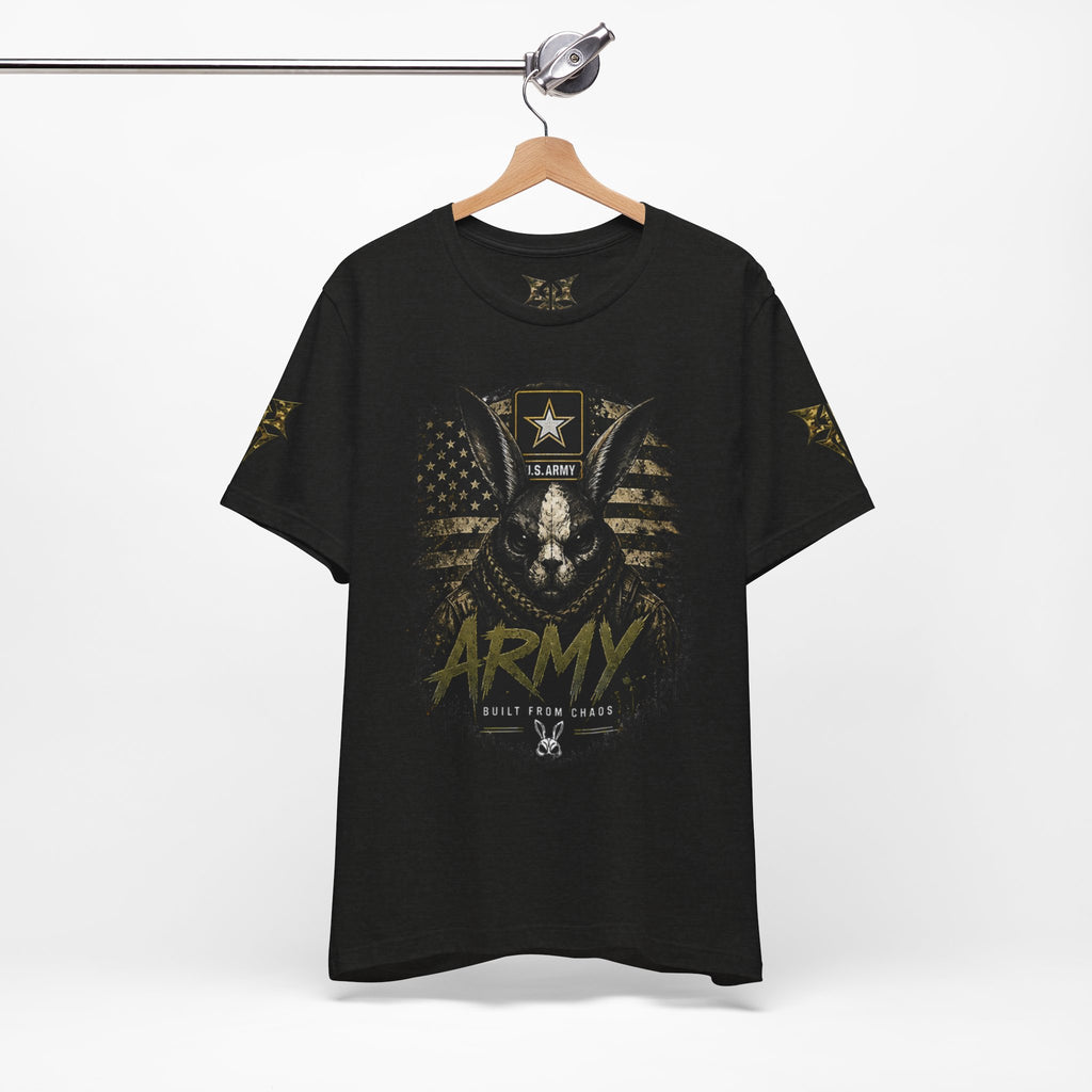 Army We Lead The Way Graphic Tee — Military Skull & Flag T-Shirt