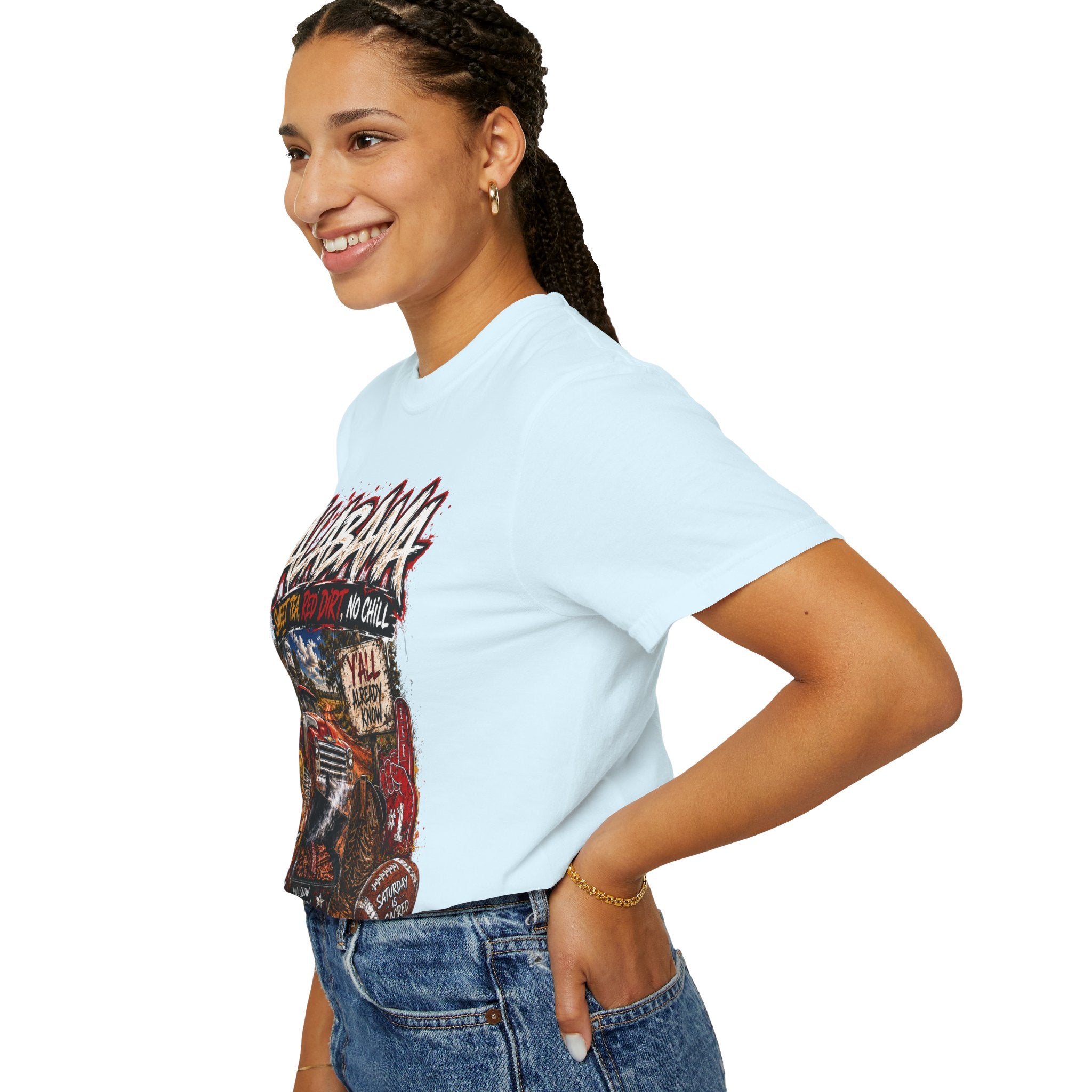 Alabama Vintage Truck T-Shirt — Sweet Tea, No Chill Graphic Tee