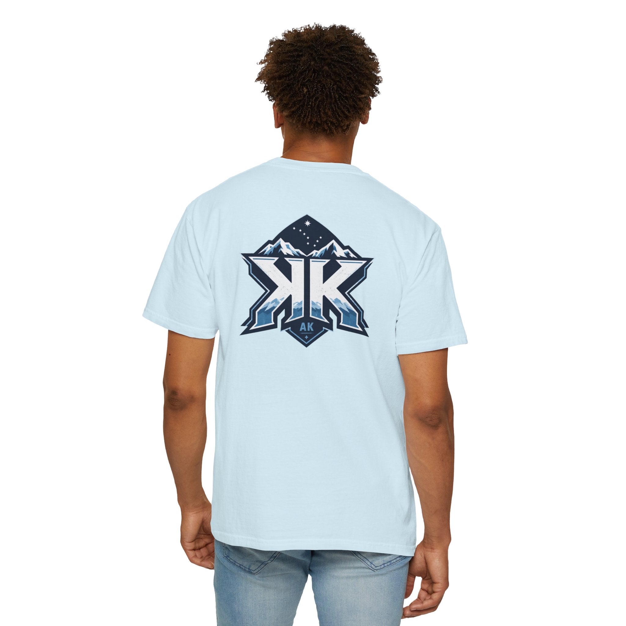Alaska Moose Aurora Graphic T-Shirt — "Lower 48 Could Never"