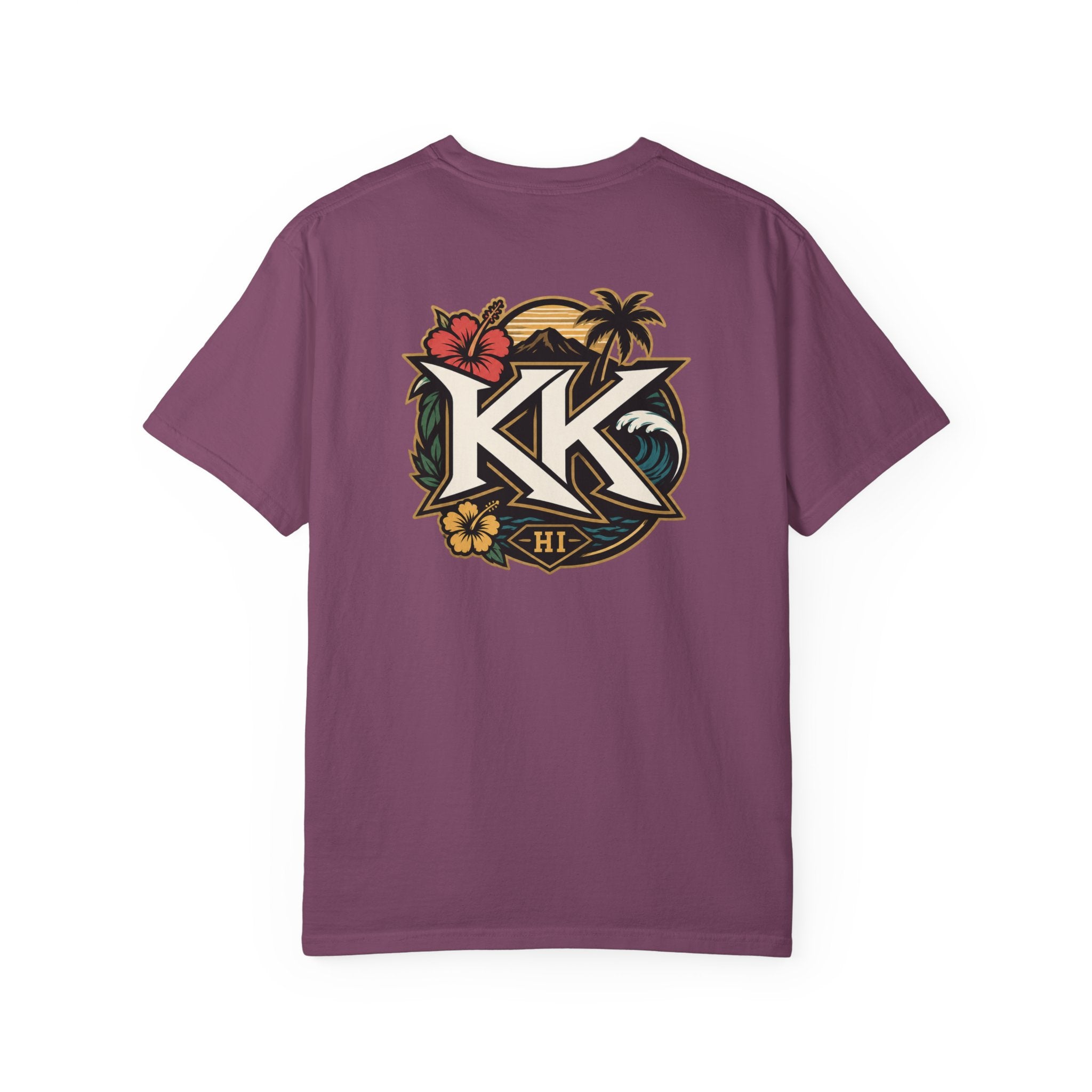 Hawaii Island Vibes T-Shirt — 'Island Time, Main Character Vibes' Tropical Tee