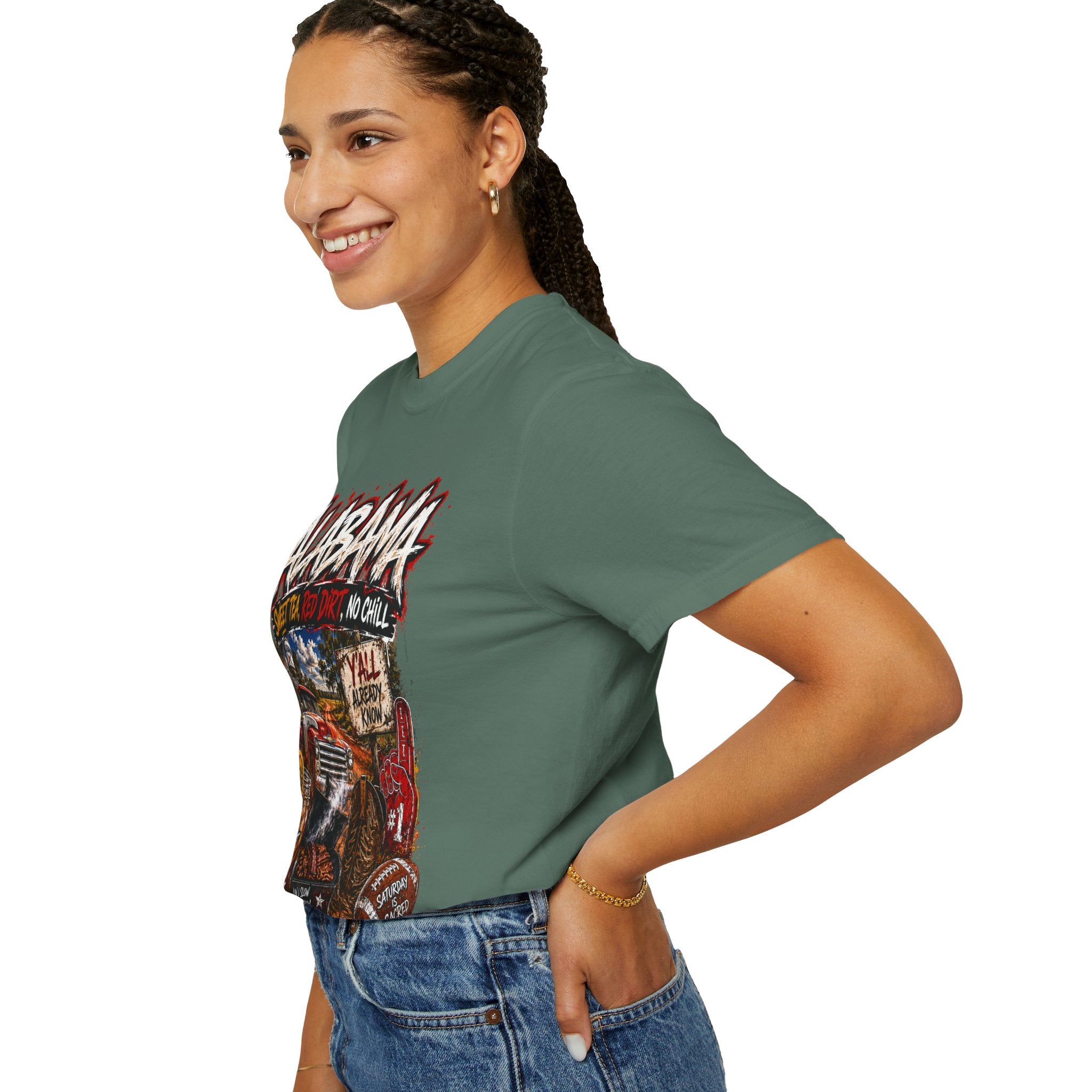 Alabama Vintage Truck T-Shirt — Sweet Tea, No Chill Graphic Tee