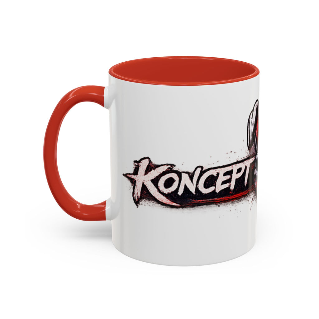 Dark Bunny Logo Accent Coffee Mug — 'Kartel' Graphic 11/15oz