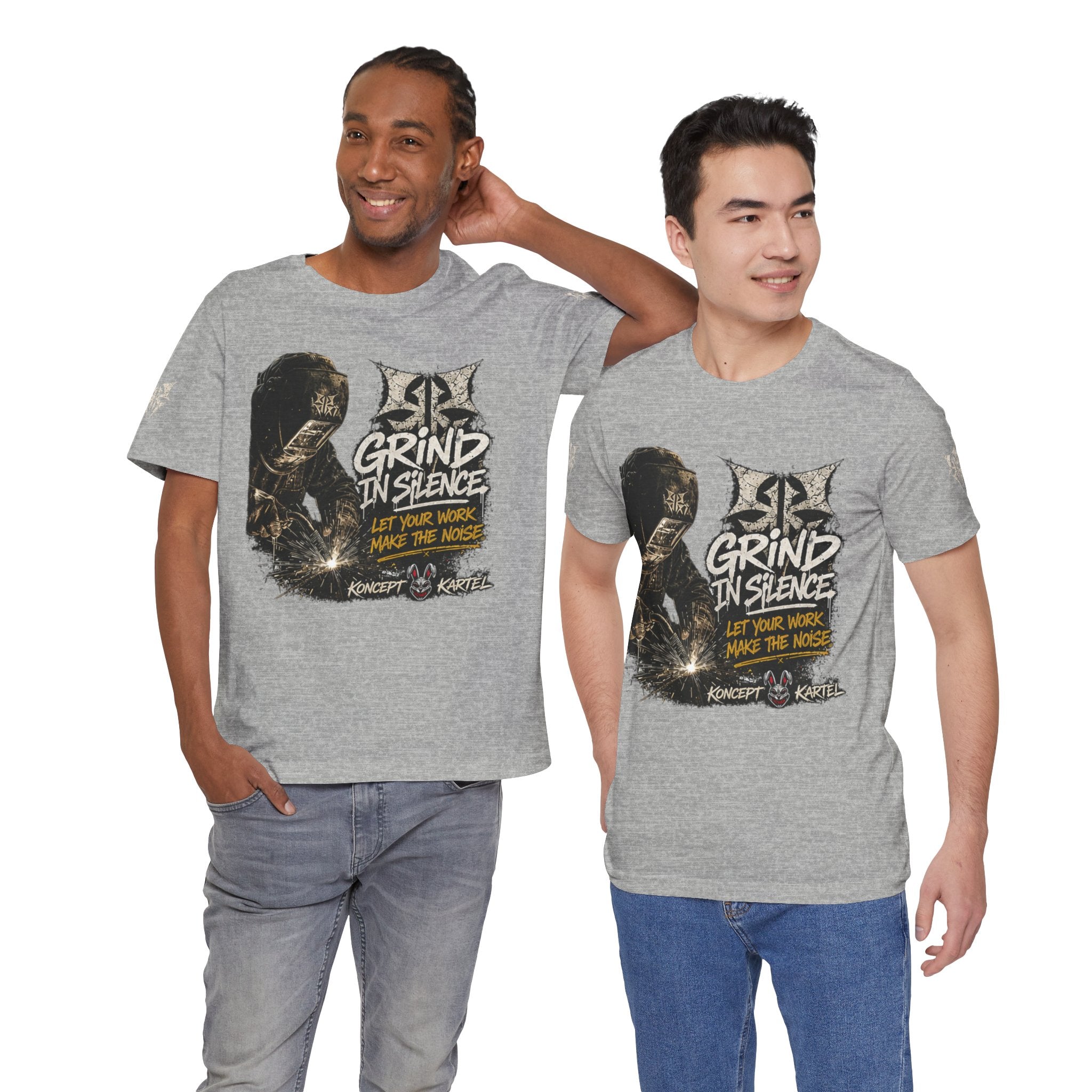 Grind in Silence Graphic Tee — "Let Your Work Make the Noise"