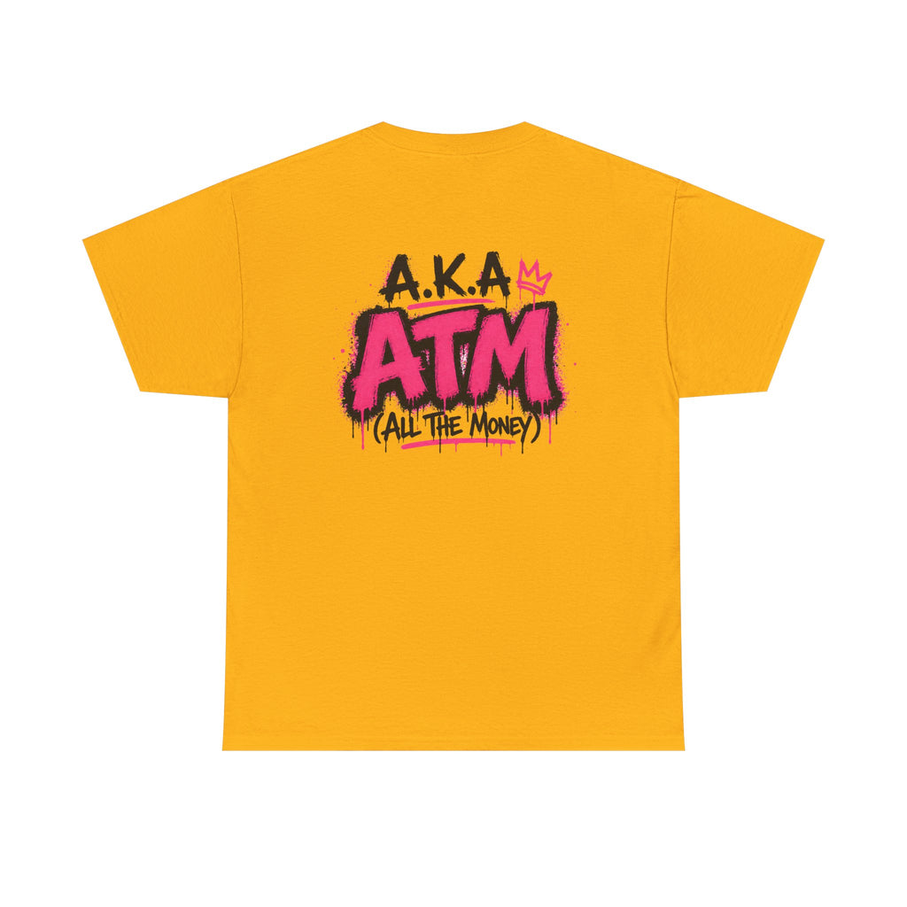 Mom Made of Money T-Shirt — 'A.K.A. ATM (All The Money)' Graphic Tee for Moms, Mother's Day Gift
