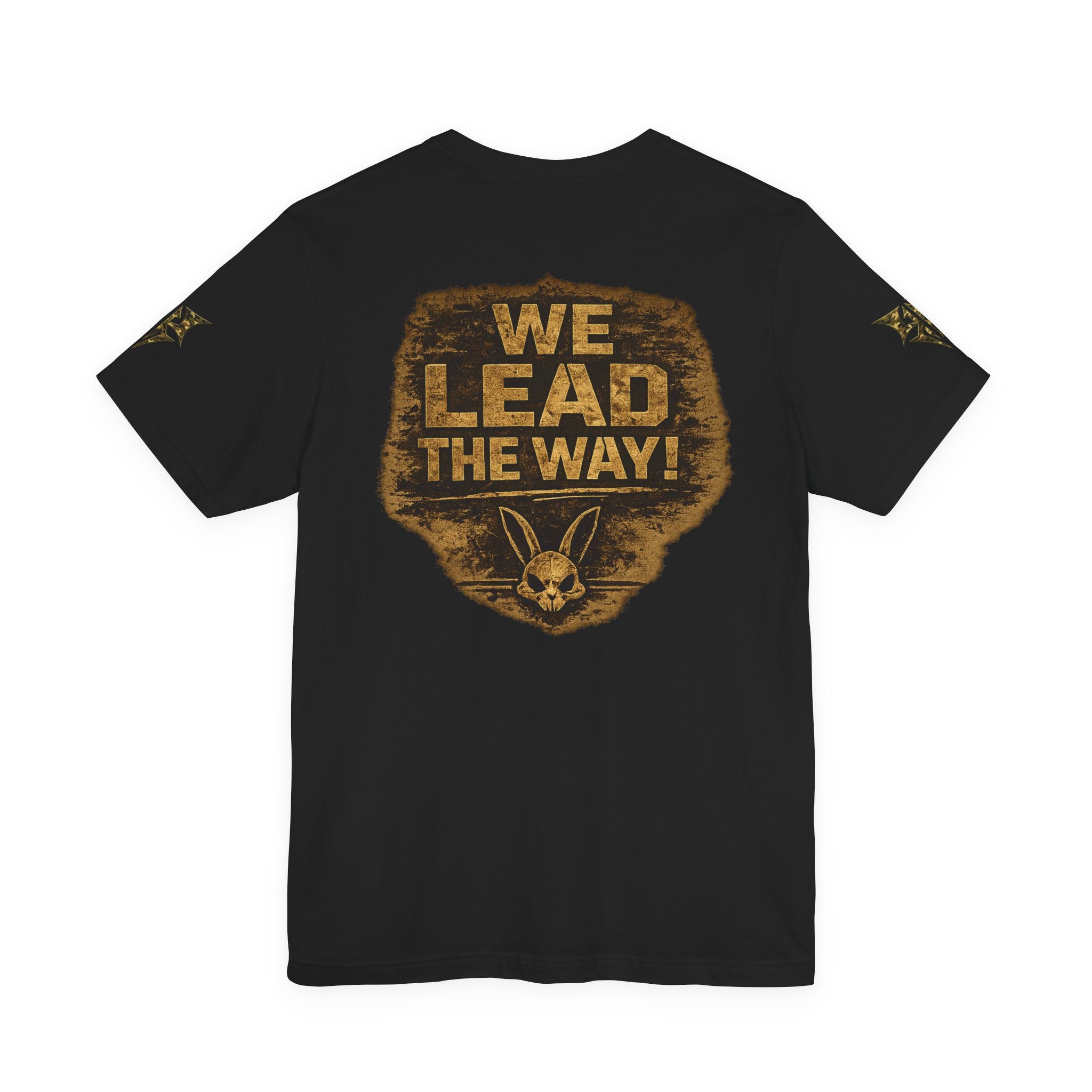 Army We Lead The Way Graphic Tee — Military Skull & Flag T-Shirt