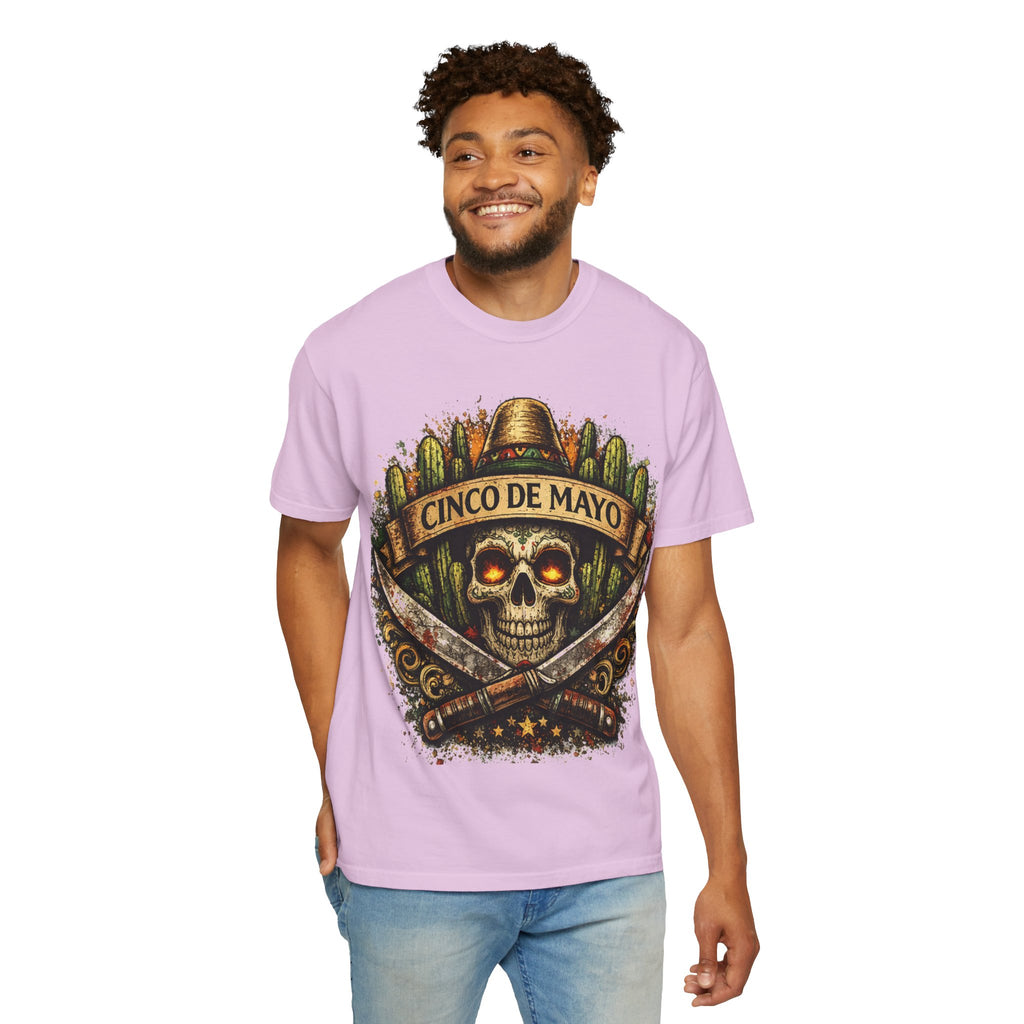 Cinco de Mayo Skull T-Shirt — Mexican Fiesta Graphic Tee