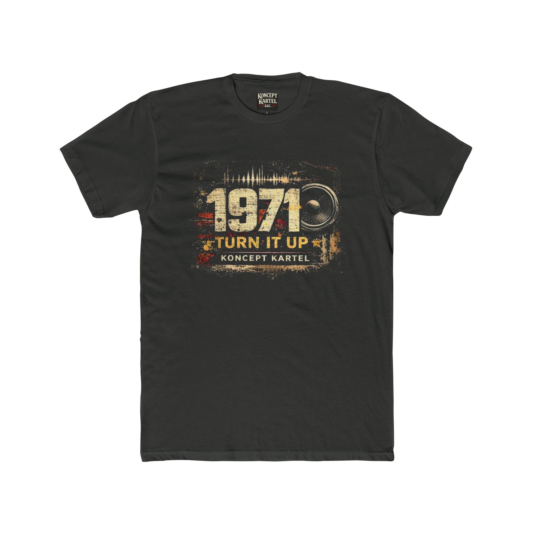 1971 Turn It Up Vintage Graphic Tee