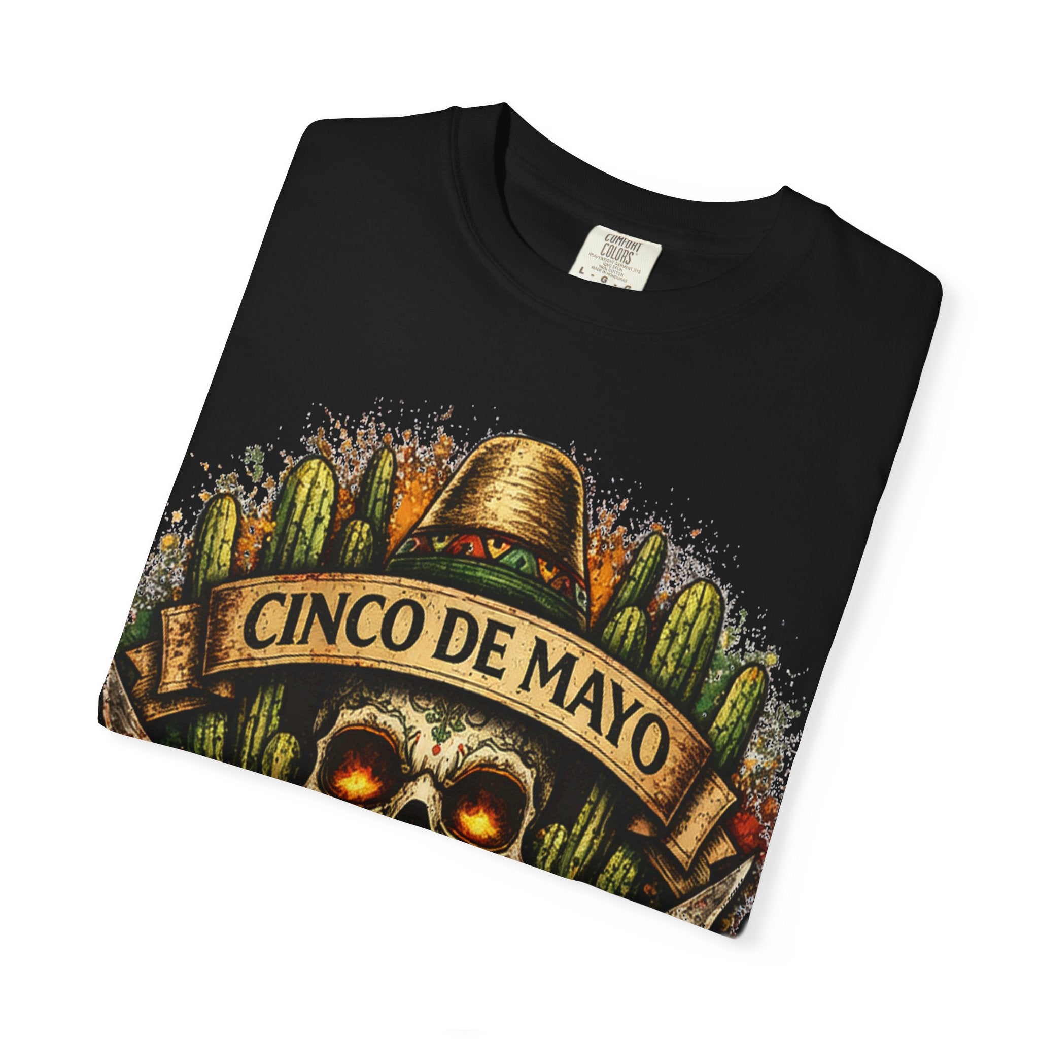 Cinco de Mayo Skull T-Shirt — Mexican Fiesta Graphic Tee