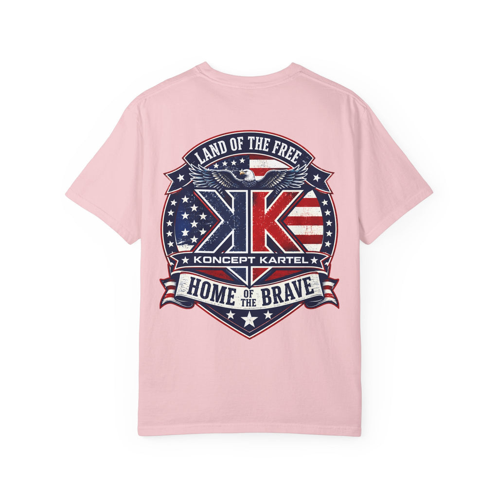 Patriotic Eagle T-Shirt — "Land of the Free, Home of the Brave"