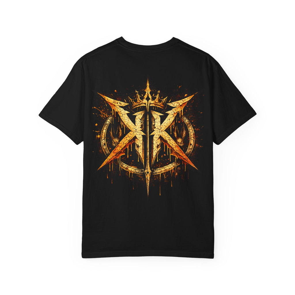 Crowned Chaos Lion Graphic T-Shirt