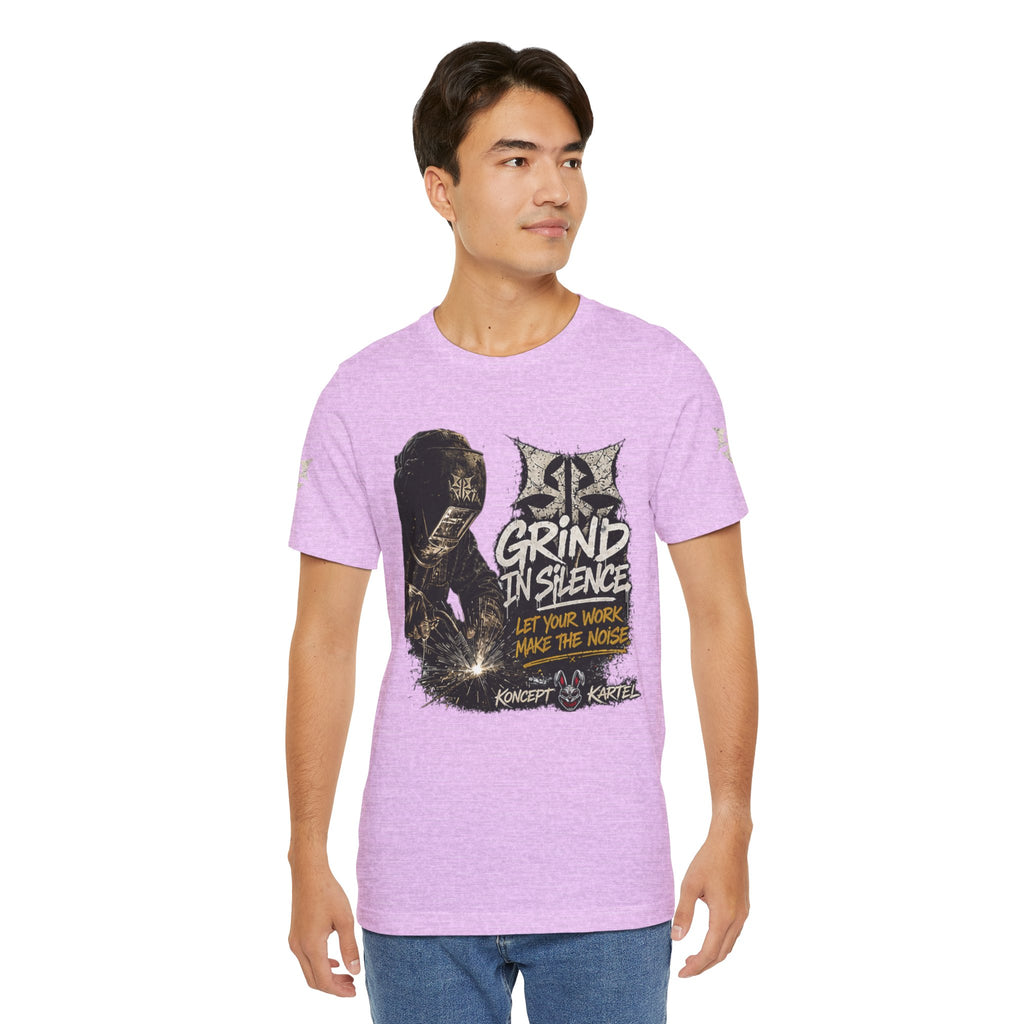 Grind in Silence Graphic Tee — "Let Your Work Make the Noise"
