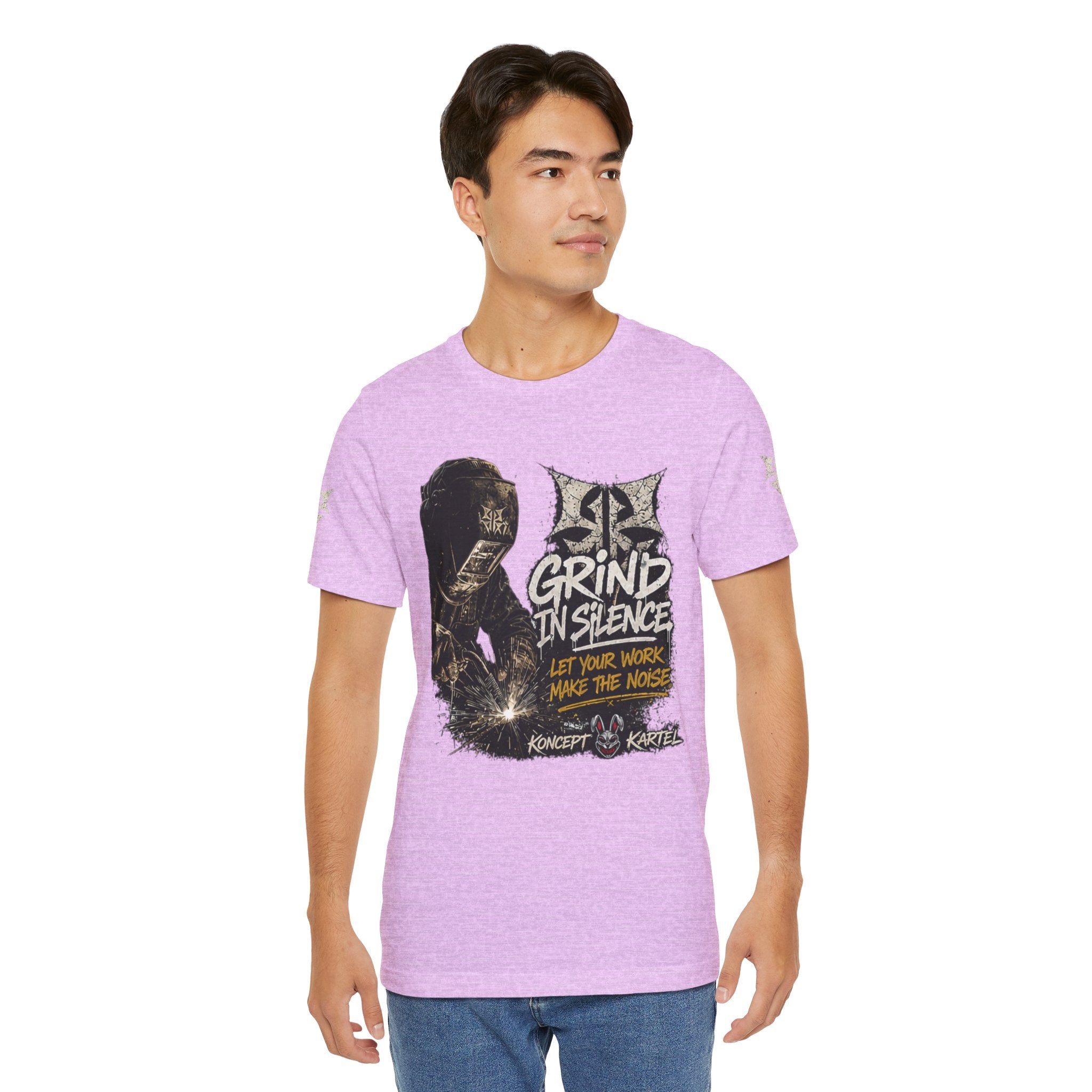 Grind in Silence Graphic Tee — "Let Your Work Make the Noise"