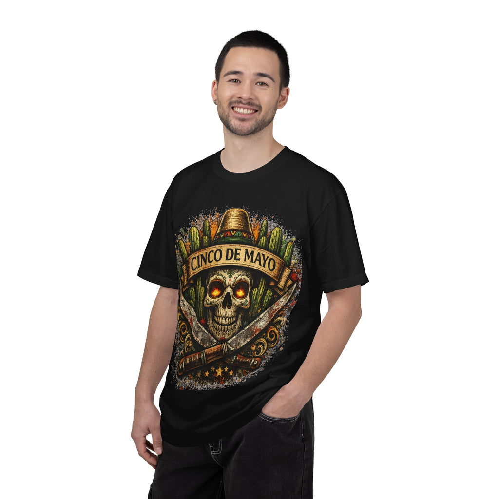 Cinco de Mayo Skull T-Shirt — Mexican Fiesta Graphic Tee
