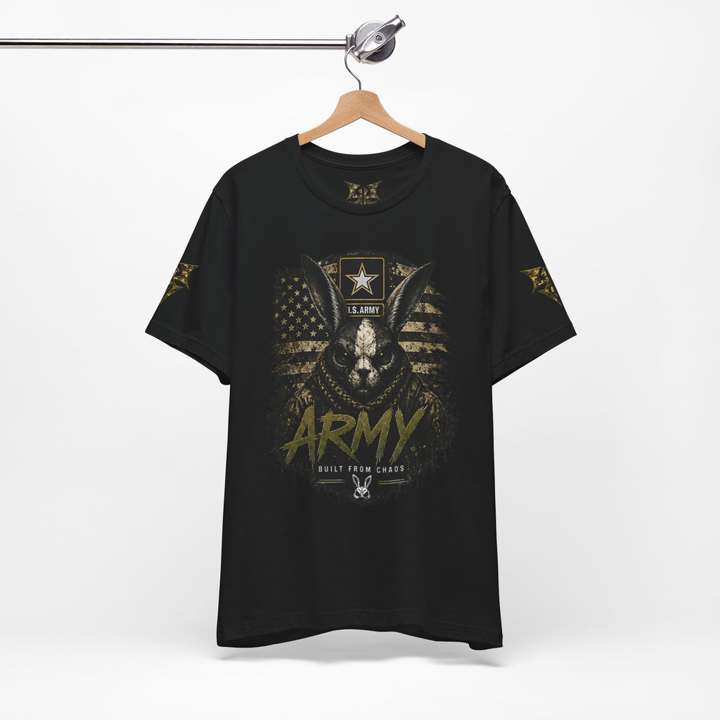 Army We Lead The Way Graphic Tee — Military Skull & Flag T-Shirt