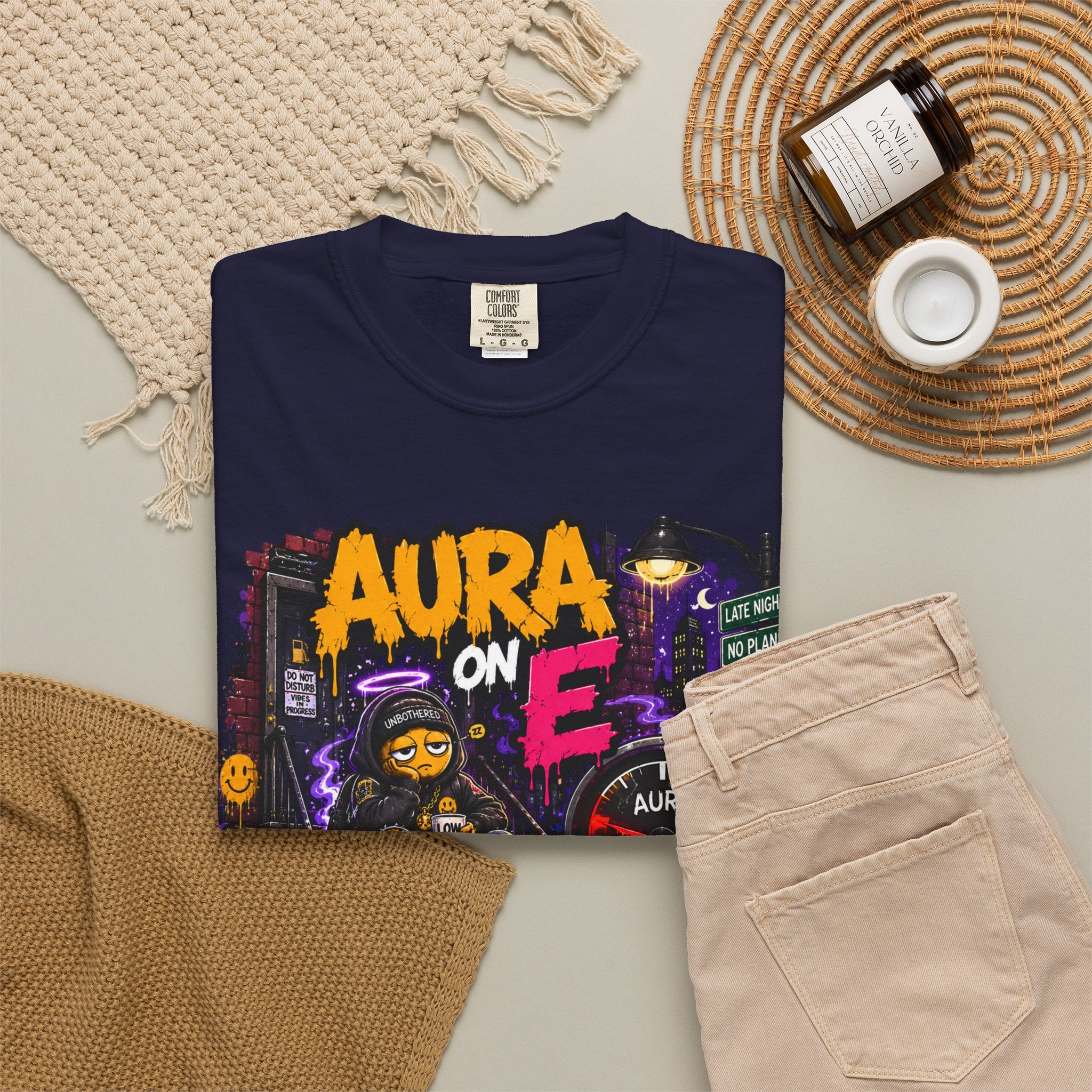 Aura On, Still Outside T-Shirt — Urban Graffiti Gaming Tee