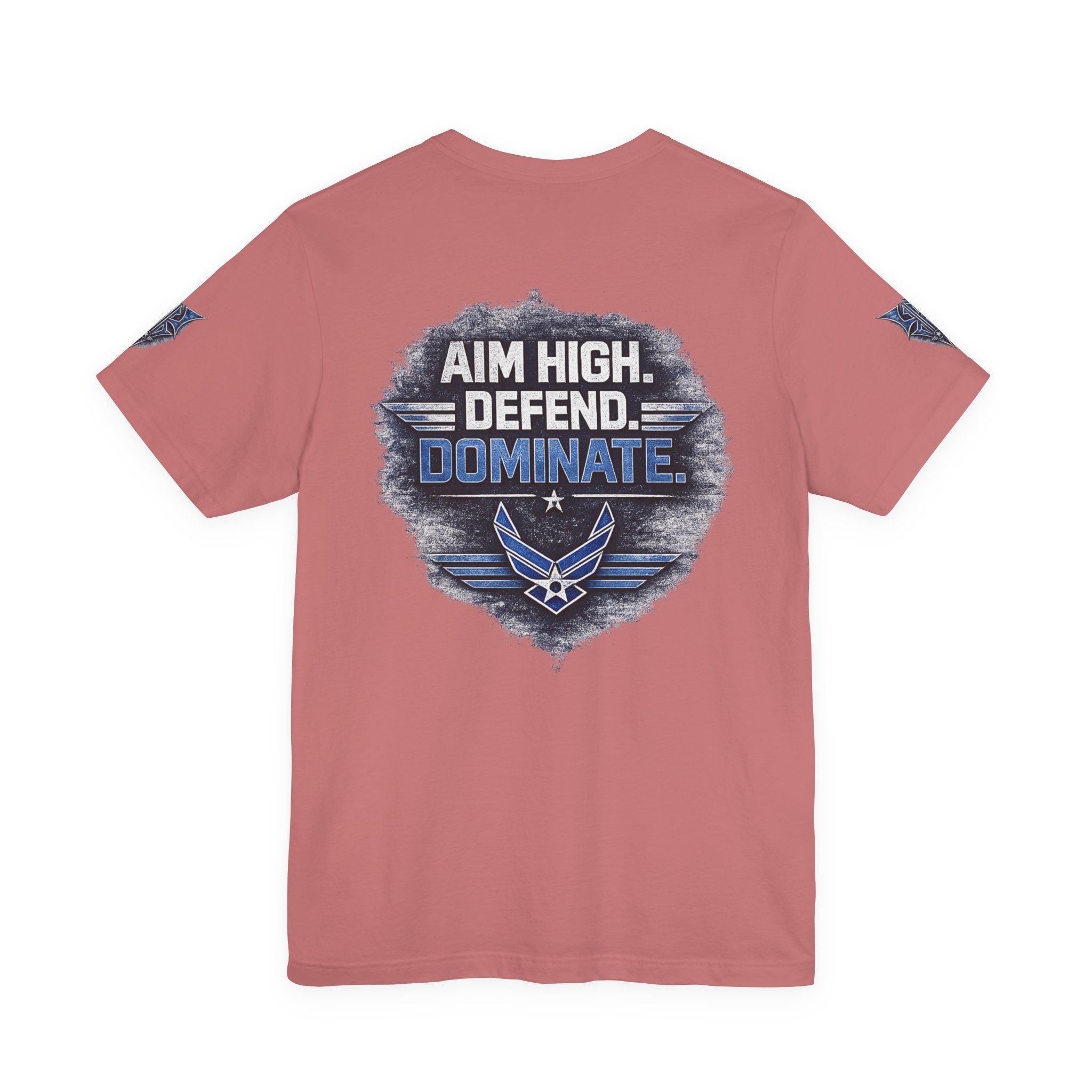 Air Force Pilot Mask Tee — "Air Force Above All" Military Aviation T-Shirt