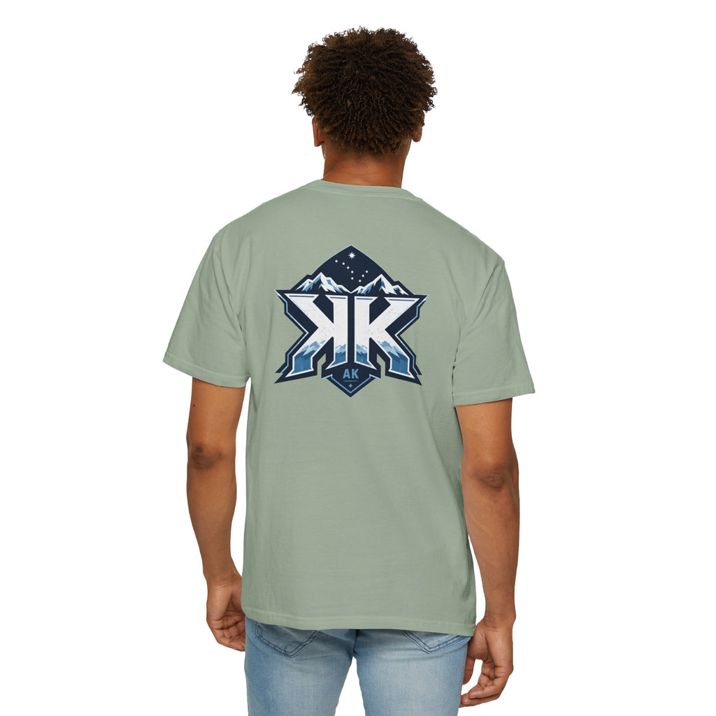 Alaska Moose Aurora Graphic T-Shirt — "Lower 48 Could Never"