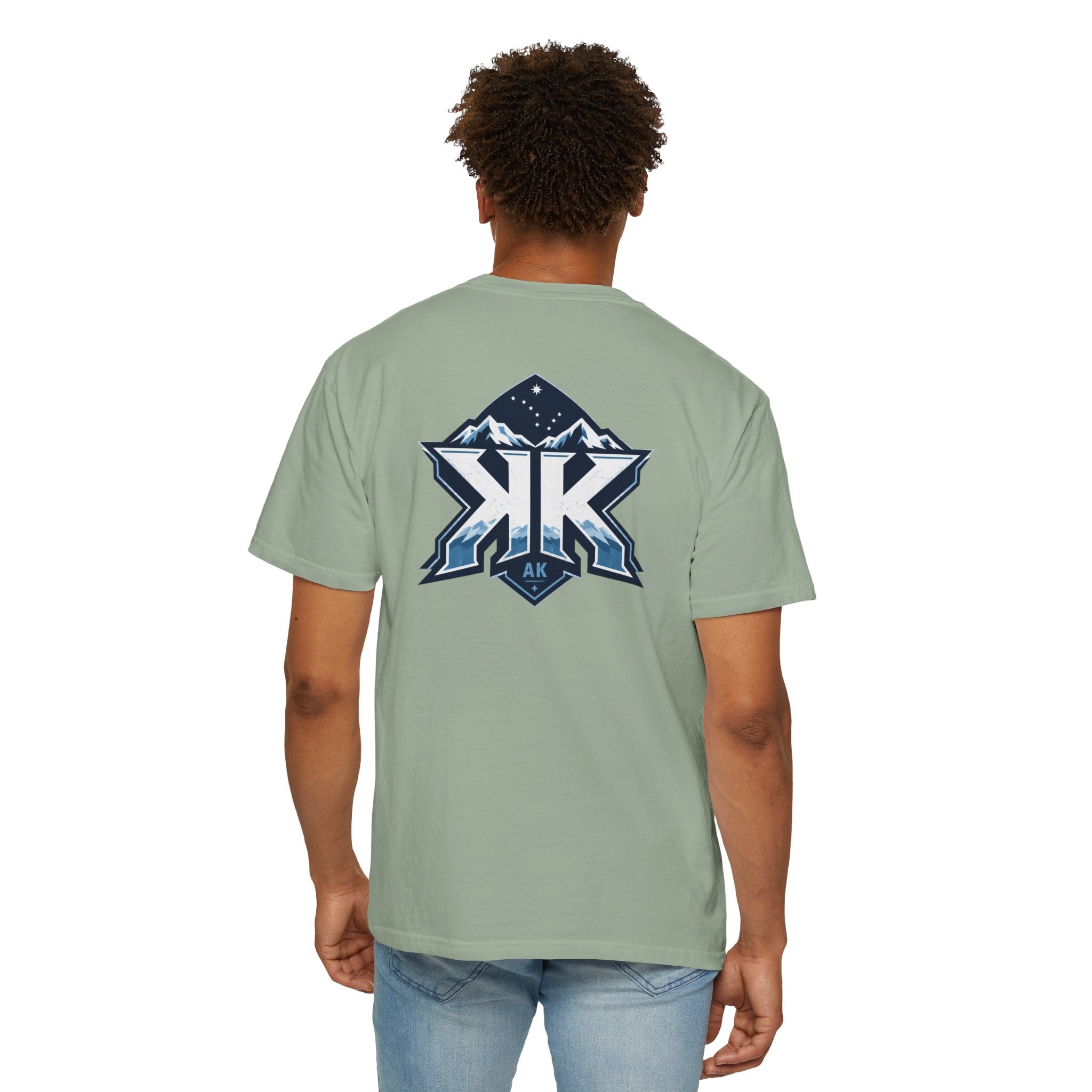 Alaska Moose Aurora Graphic T-Shirt — "Lower 48 Could Never"