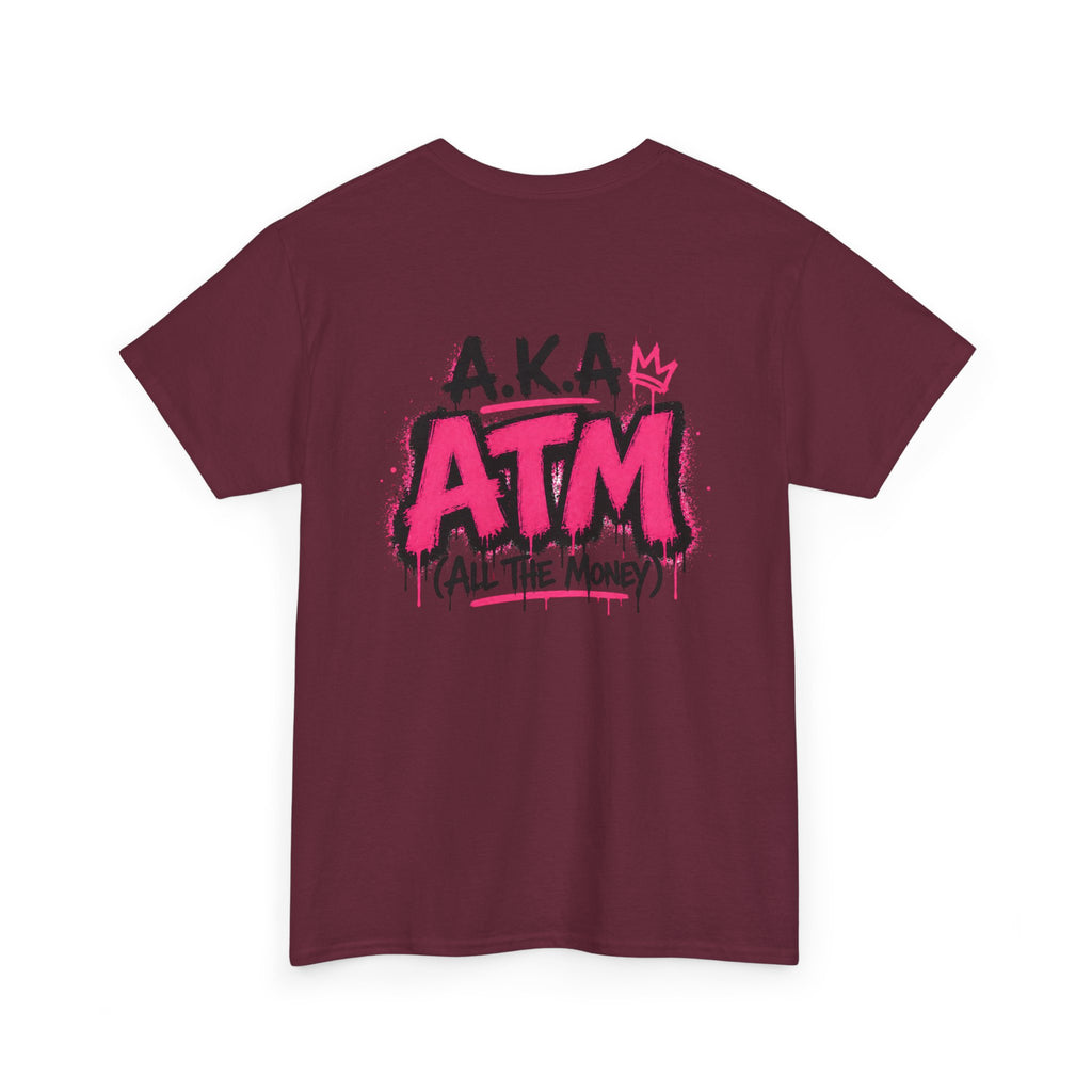Mom Made of Money T-Shirt — 'A.K.A. ATM (All The Money)' Graphic Tee for Moms, Mother's Day Gift