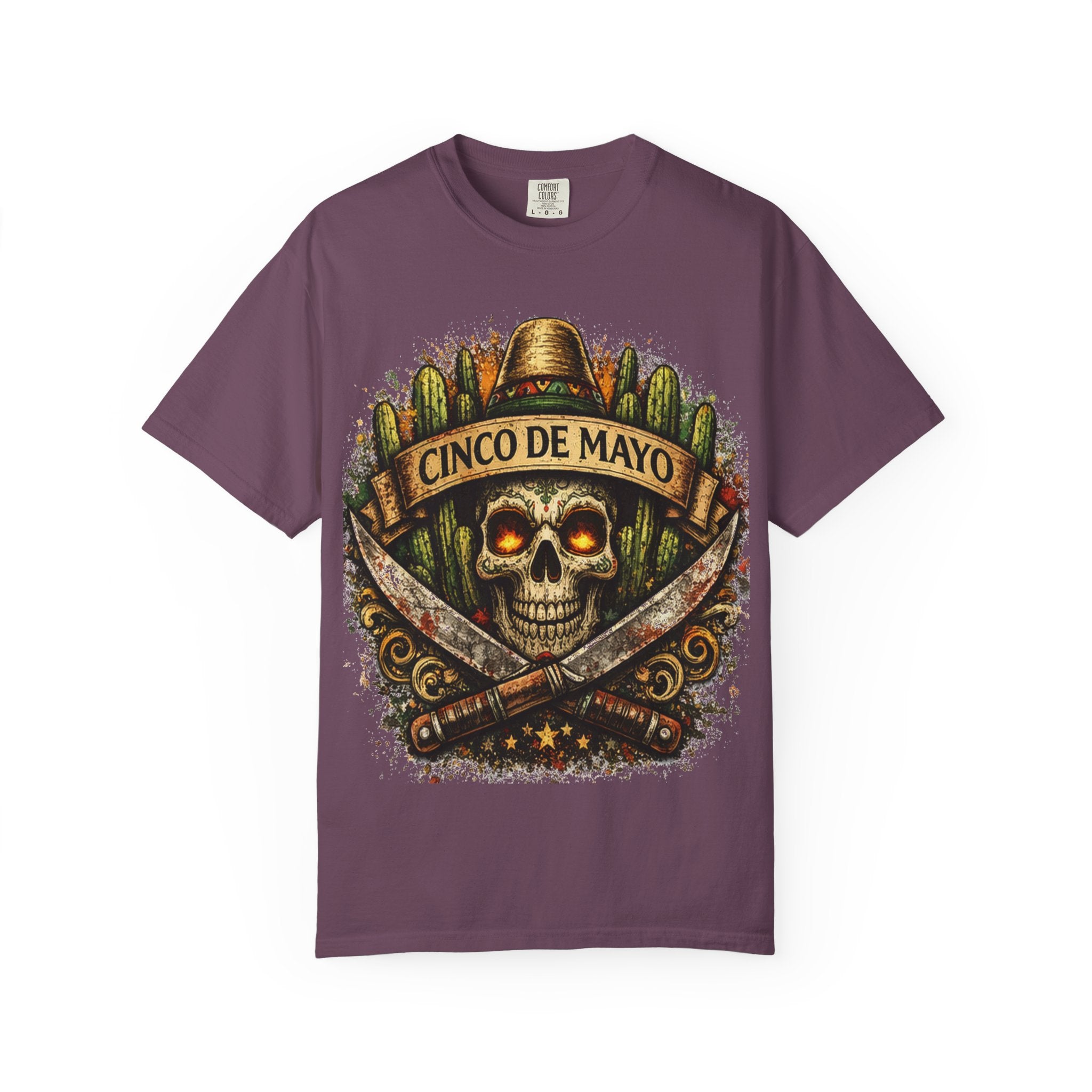 Cinco de Mayo Skull T-Shirt — Mexican Fiesta Graphic Tee