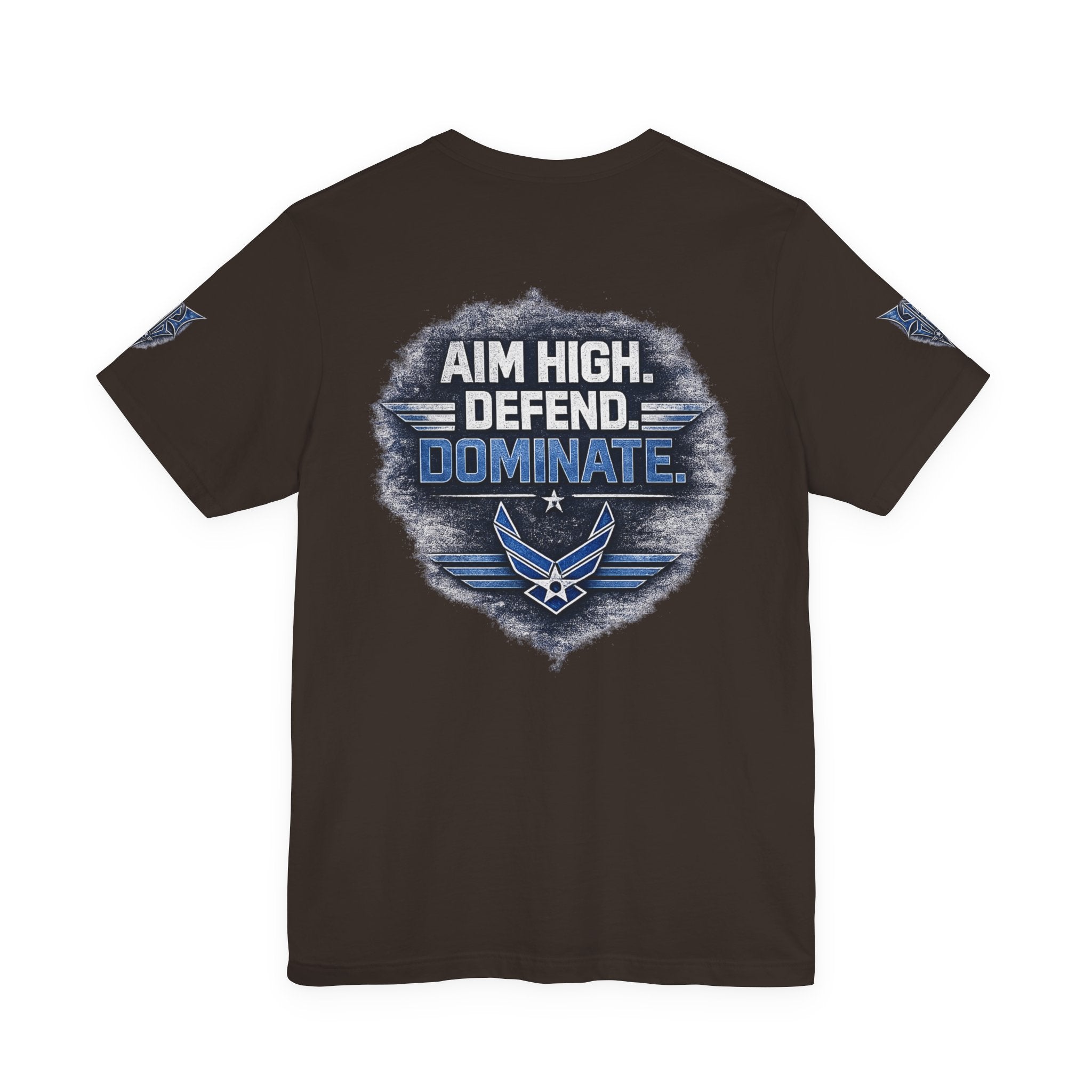 Air Force Pilot Mask Tee — "Air Force Above All" Military Aviation T-Shirt