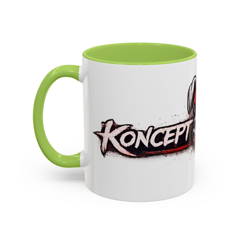 Dark Bunny Logo Accent Coffee Mug — 'Kartel' Graphic 11/15oz