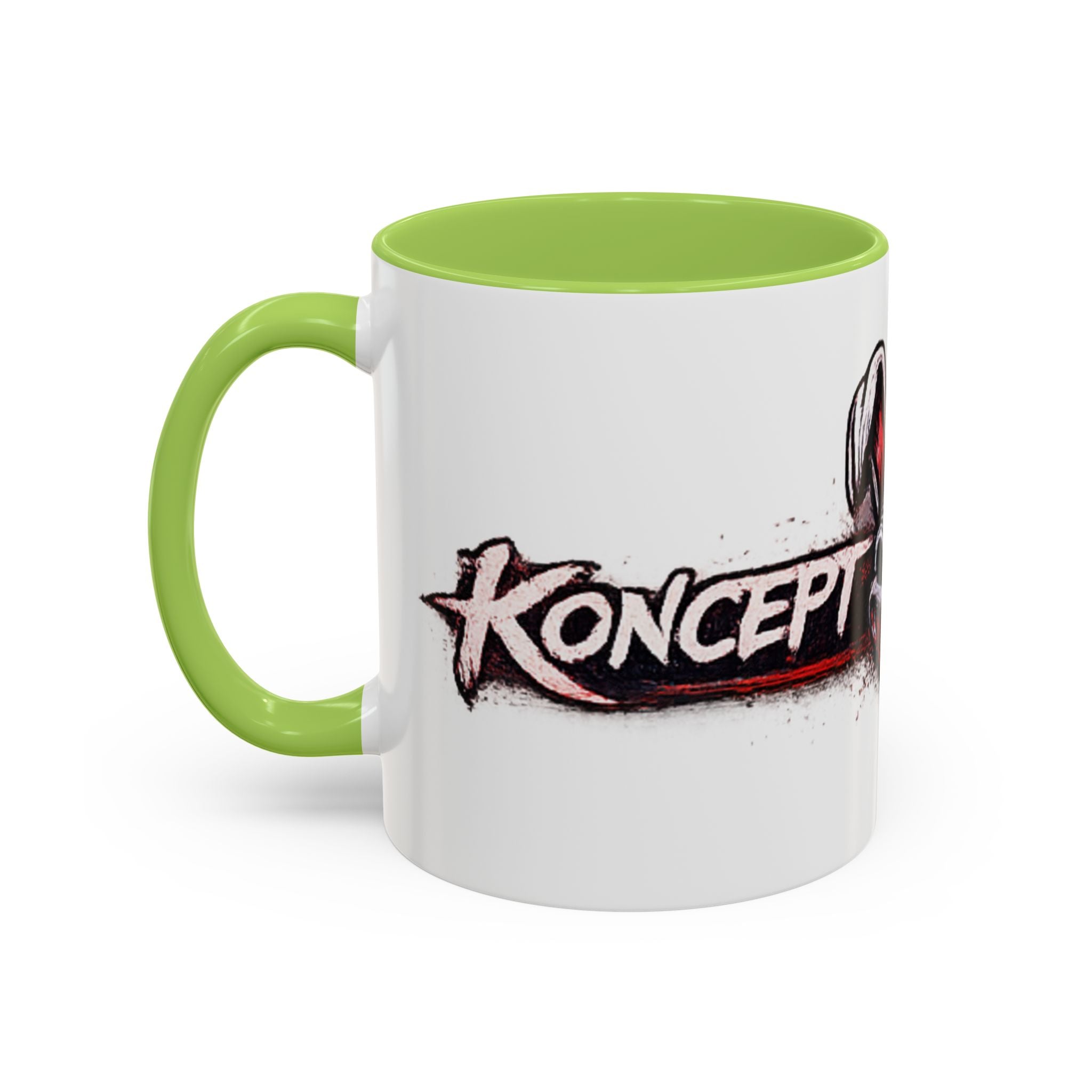Dark Bunny Logo Accent Coffee Mug — 'Kartel' Graphic 11/15oz
