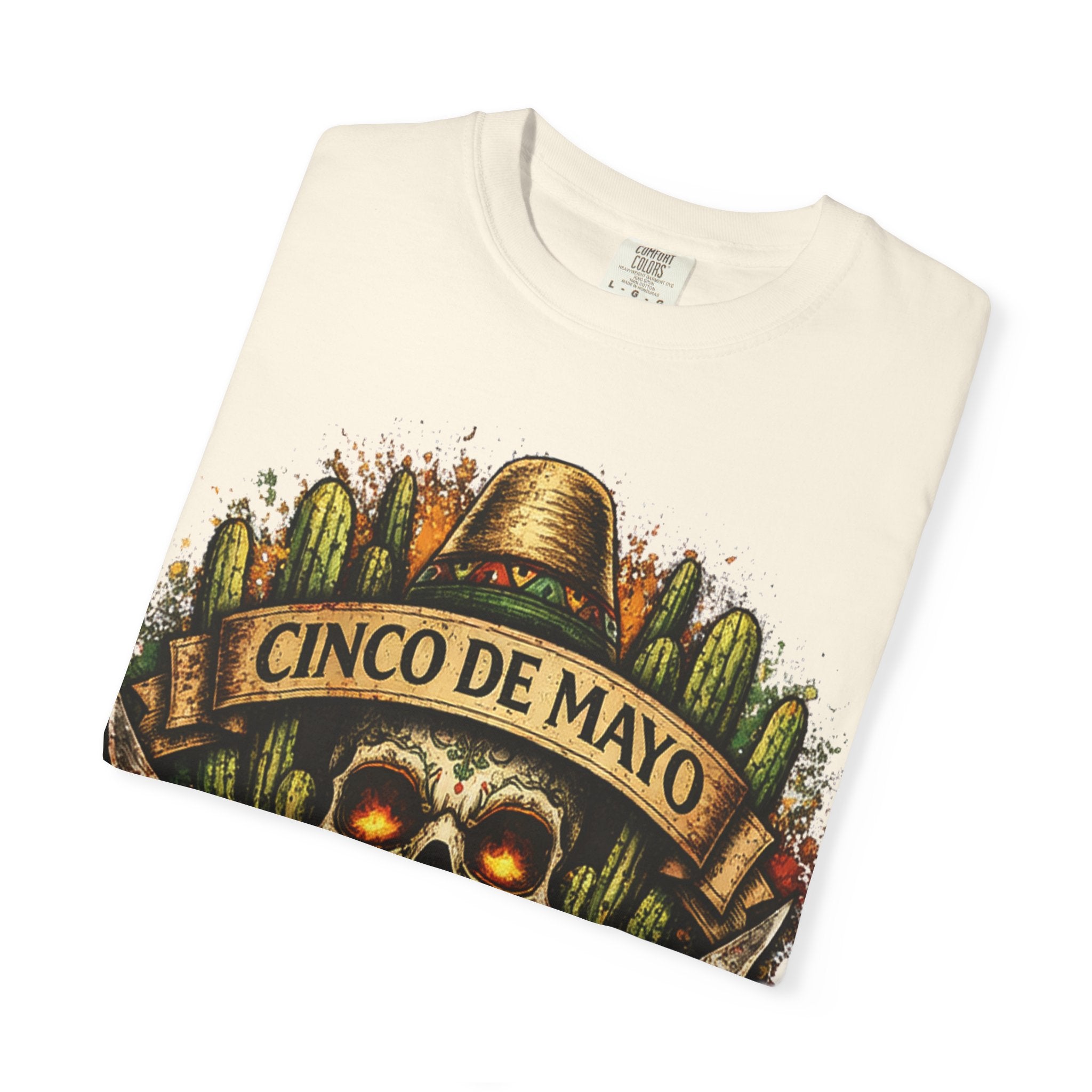 Cinco de Mayo Skull T-Shirt — Mexican Fiesta Graphic Tee