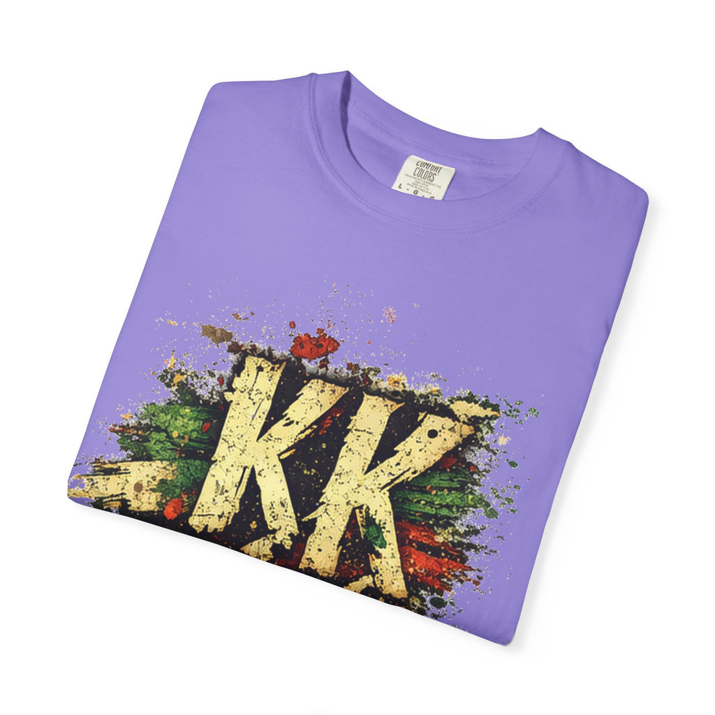 Cinco de Mayo Graphic T-Shirt — 'KK' Distressed Mexican Flag Design