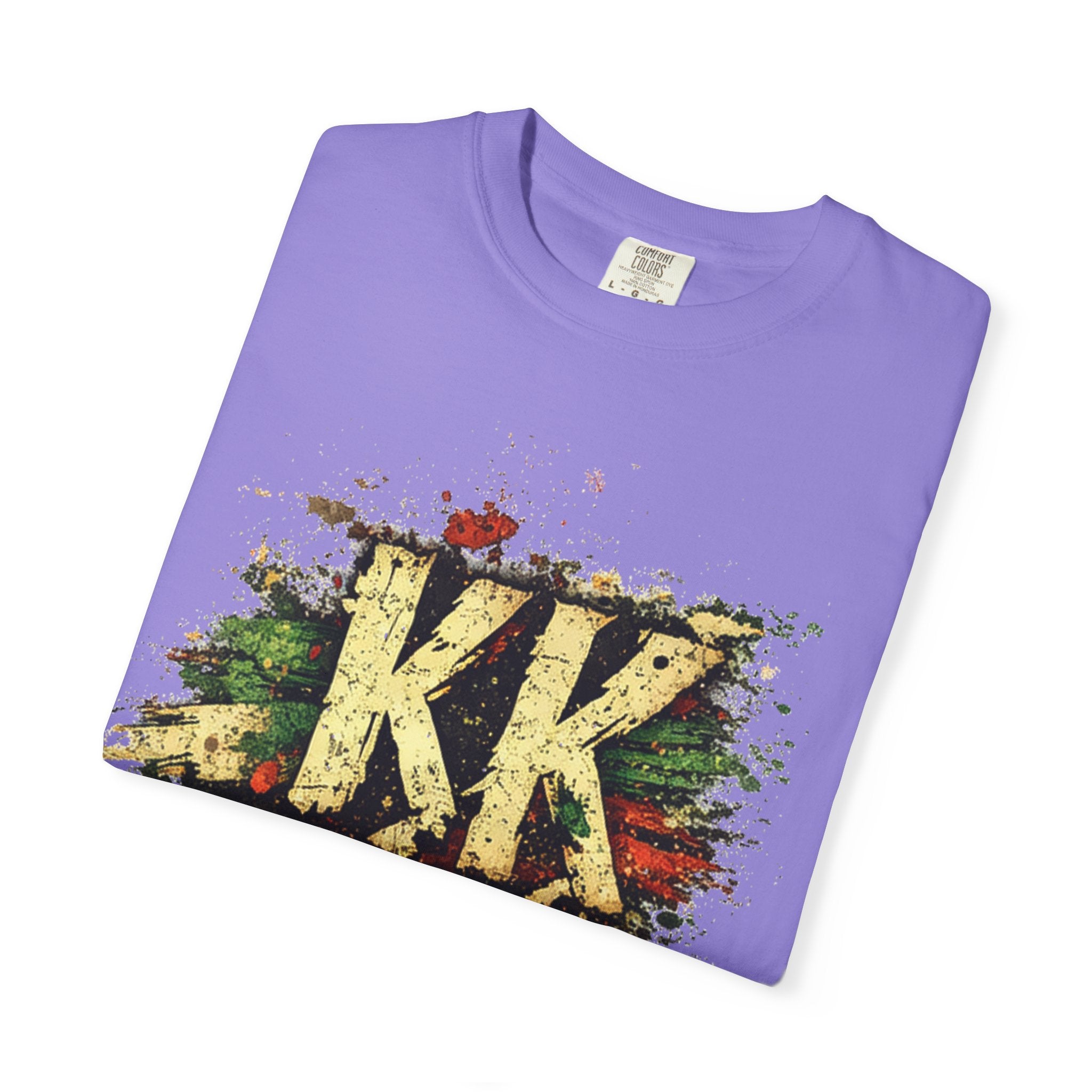 Cinco de Mayo Graphic T-Shirt — 'KK' Distressed Mexican Flag Design