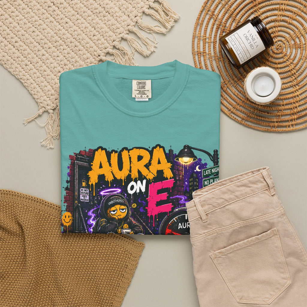 Aura On, Still Outside T-Shirt — Urban Graffiti Gaming Tee